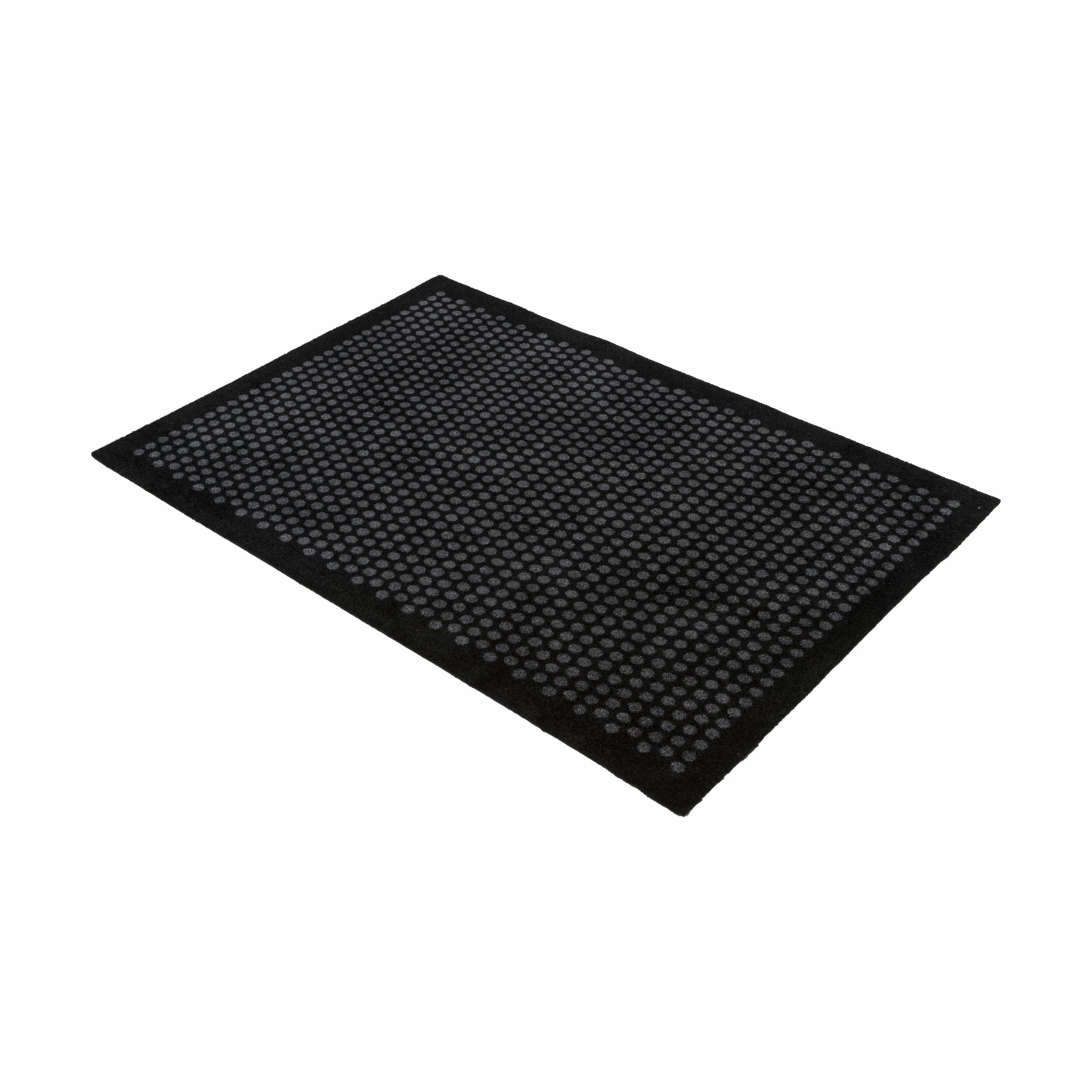 Tica Copenhagen Gulvtæpper Dot Gulvtæppe i Sort/grå, B90 x L130 cm, 3