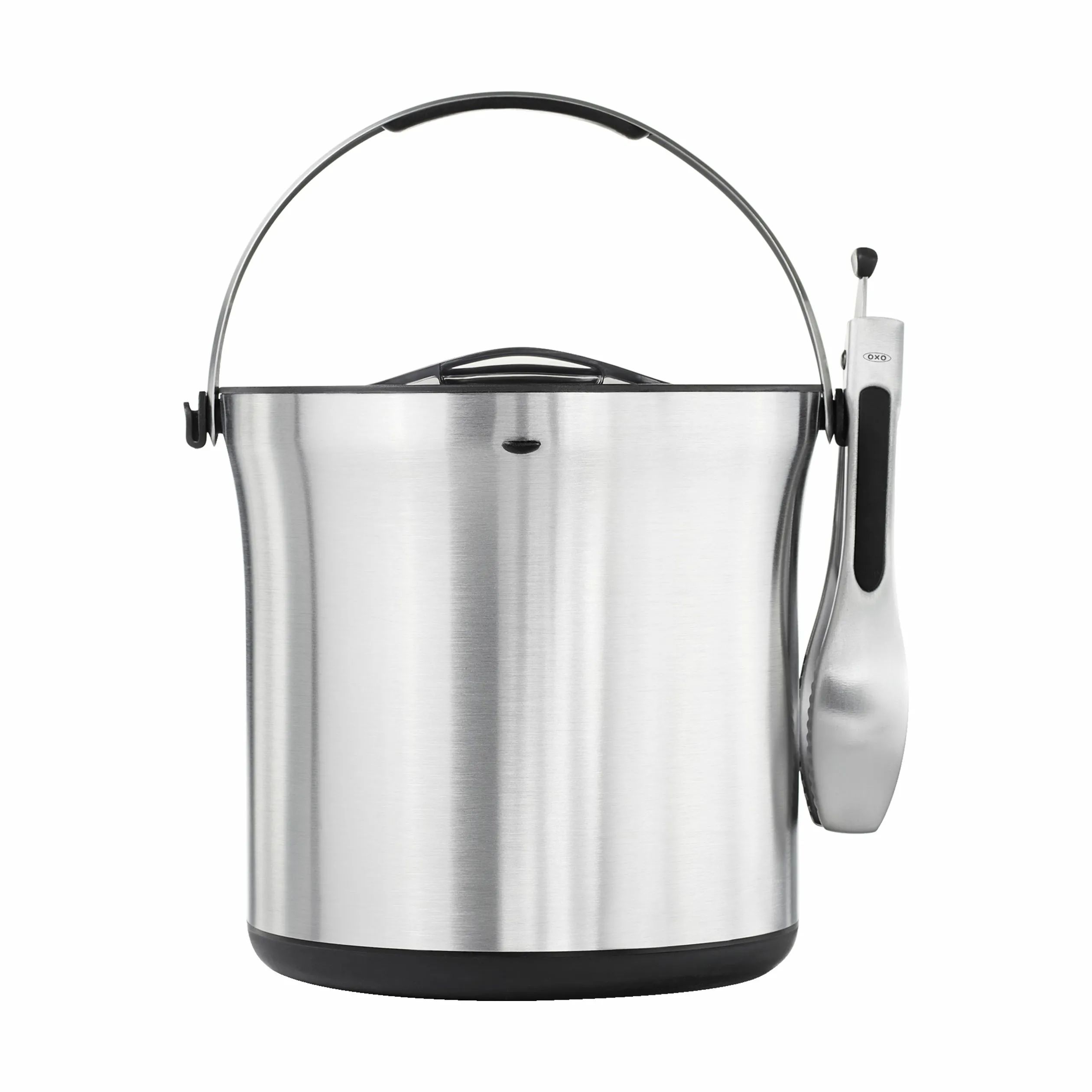 OXO Isspande Steel Isspand inkl. tang i Stål/sort, 1