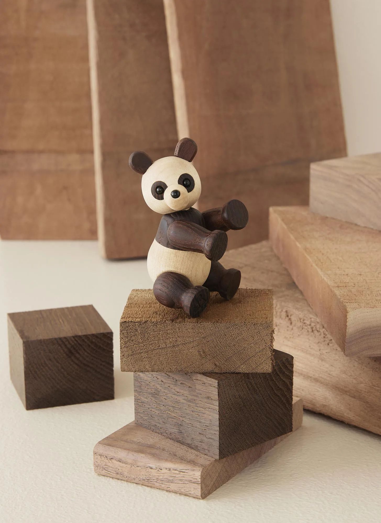 Spring Copenhagen Dyrefigurer Pandaunge - Pixi i Natural, 3
