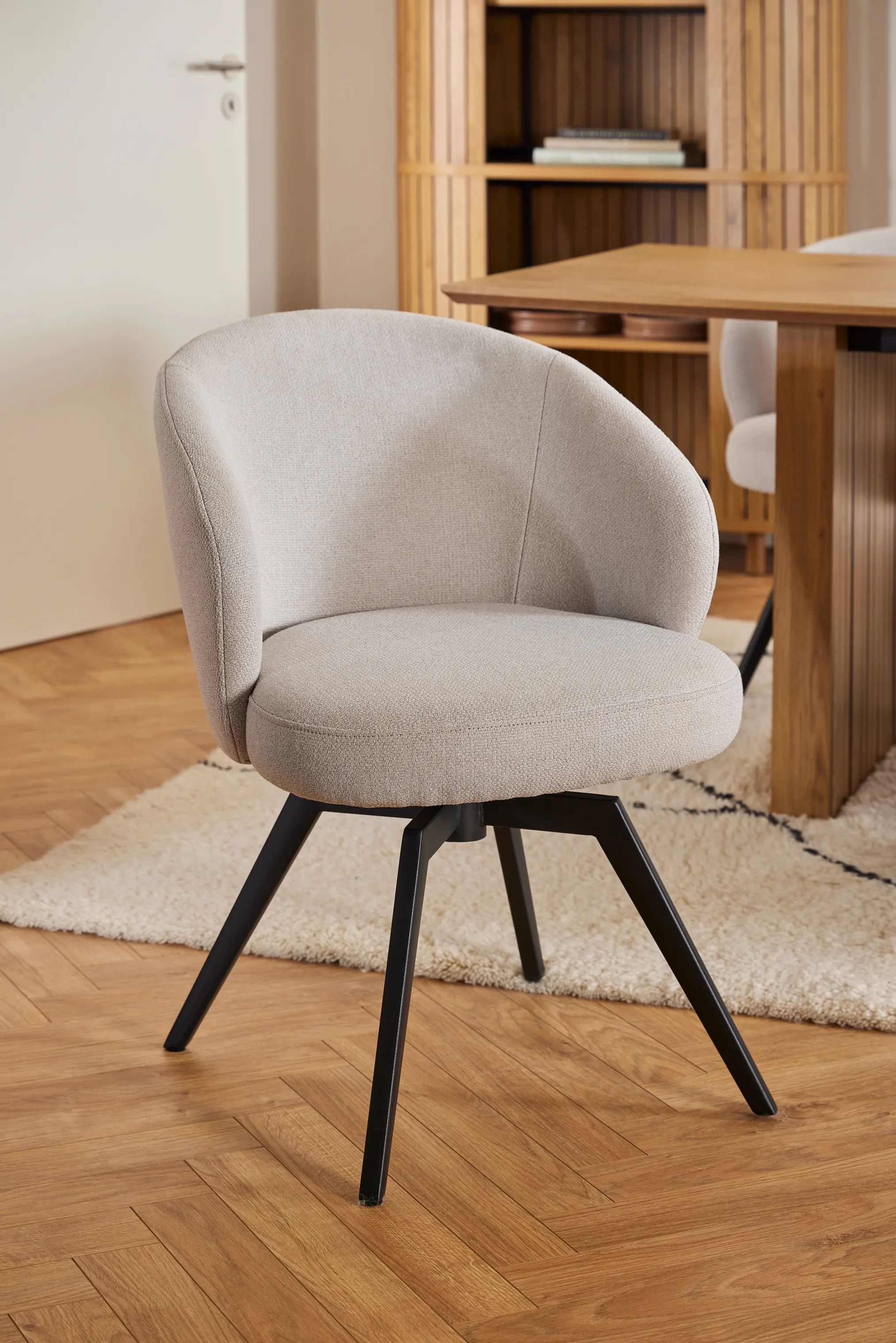 CASA Living Spisebordsstole Darlene Spisebordsstol i Beige, 3