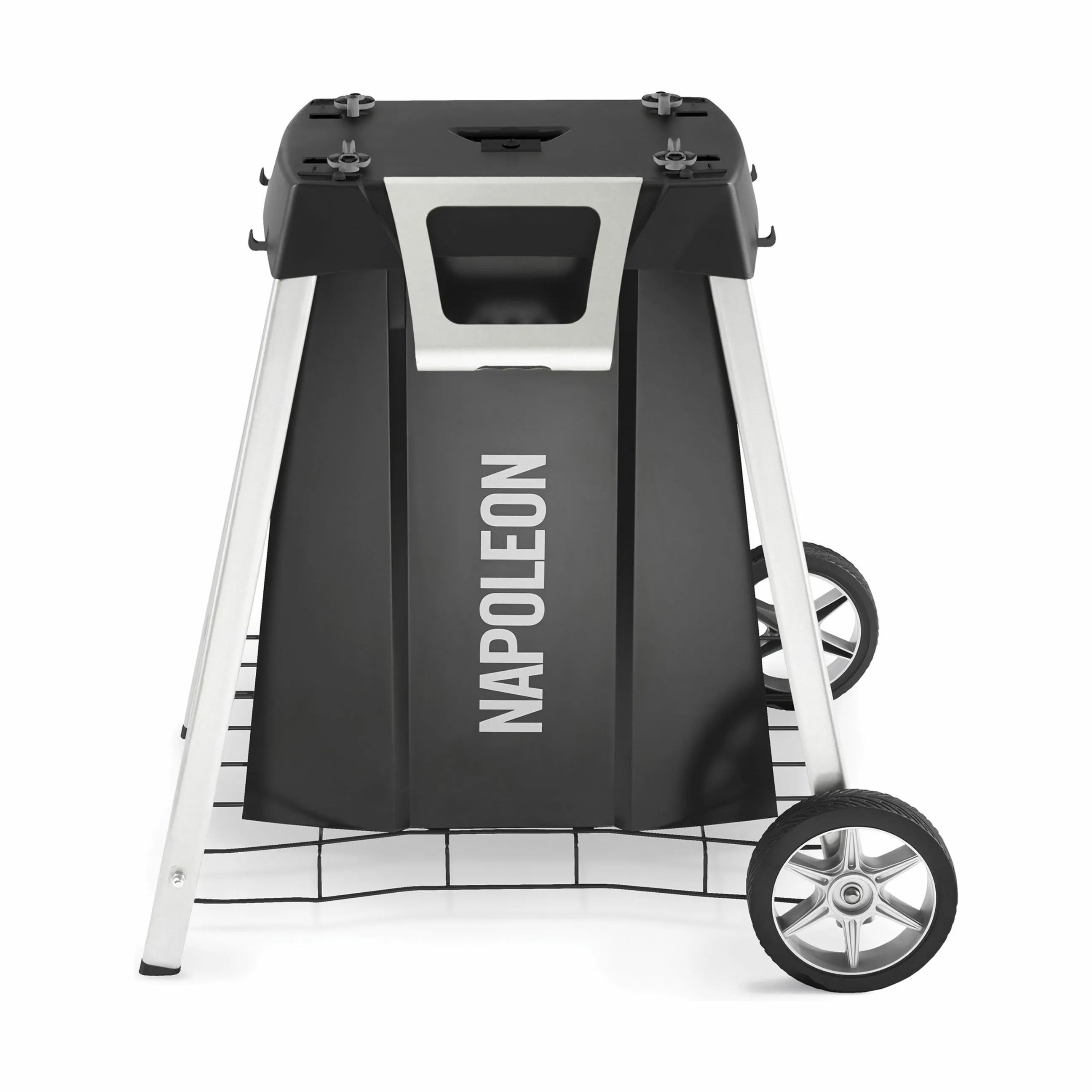 Napoleon Grillborde Vogn til TravelQ i Sort;sølv, 71 cm, 1