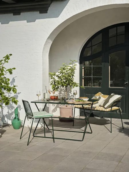 Broste Copenhagen Havespisestole Eden Stol i Forest Green, 3