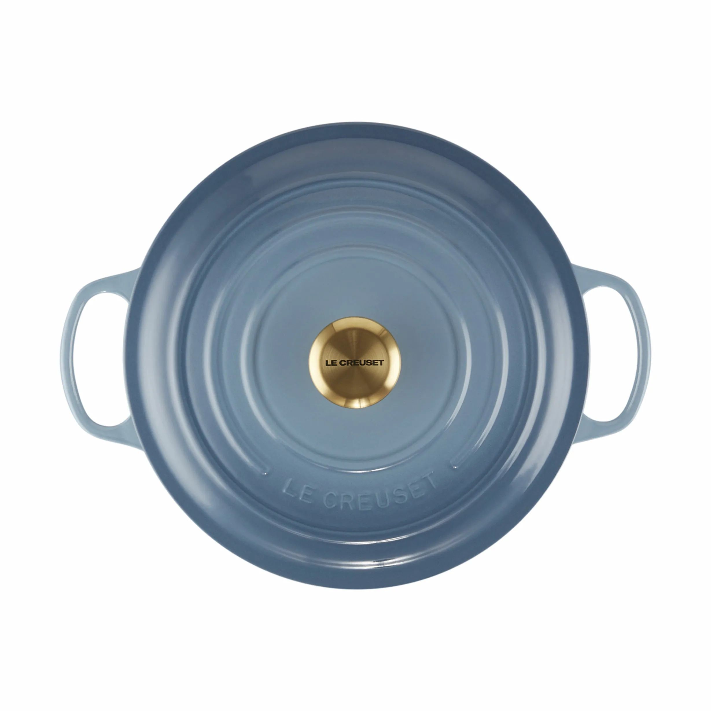 Le Creuset Gryder Signature Rund Gryde i Chambray, 6.7 L, 2