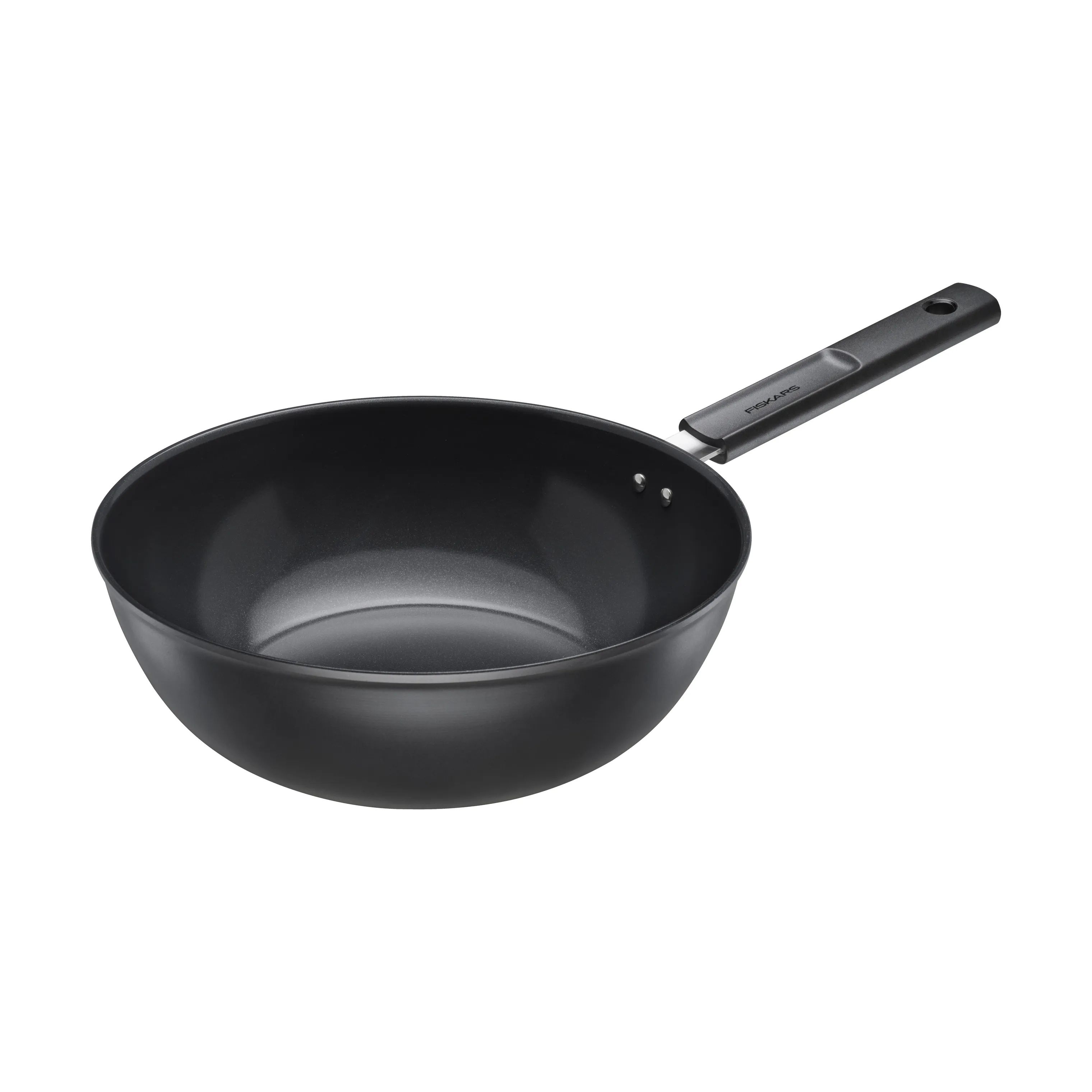 Fiskars Wokpander Hard Face Rec. Hard face Wok i Sort, 1