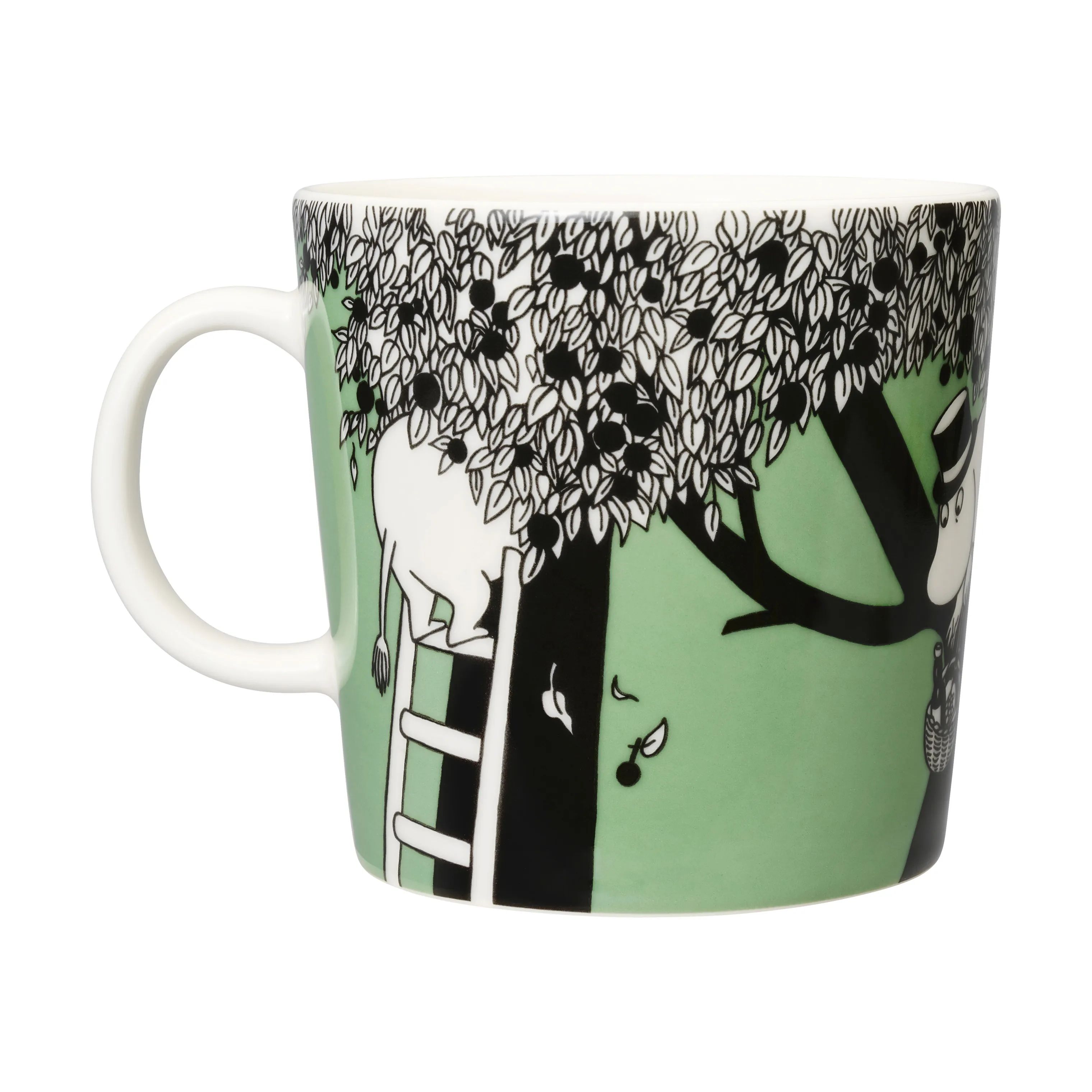 Moomin Arabia Krus og kopper med hank Moomin special Krus i Grøn, 4