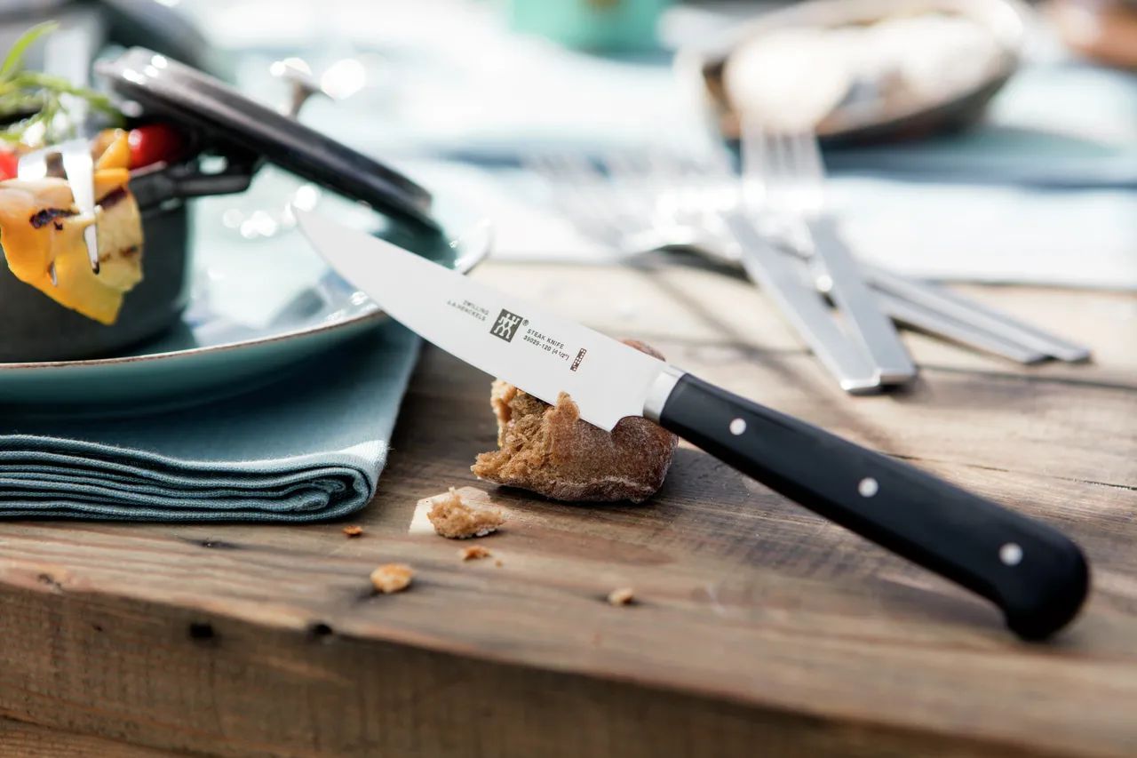 Zwilling Steakknive Steakknive - 4 dele i Sort/sølv, 3