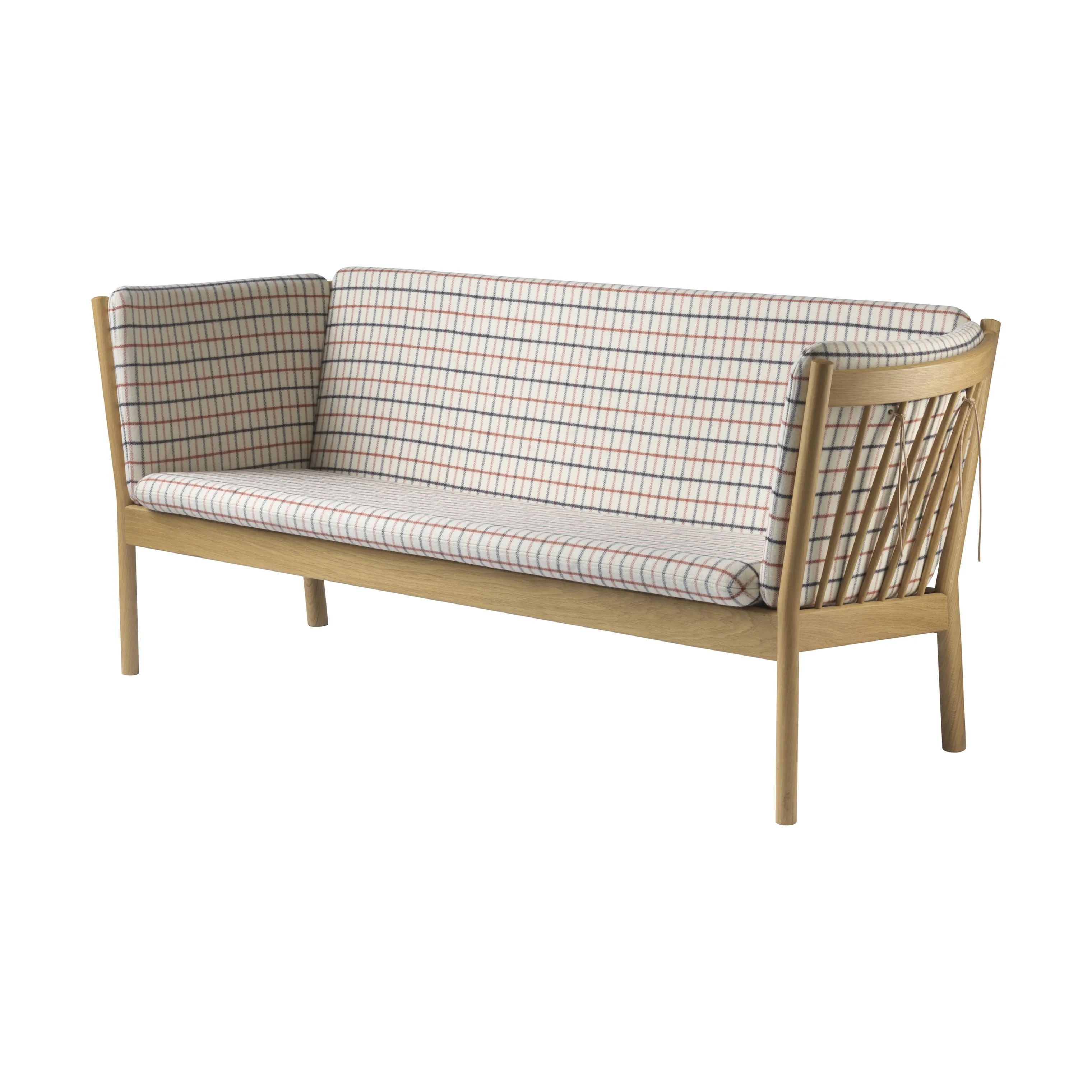 FDB Møbler Sofaer J149 Sofa i Rød ternet, 4