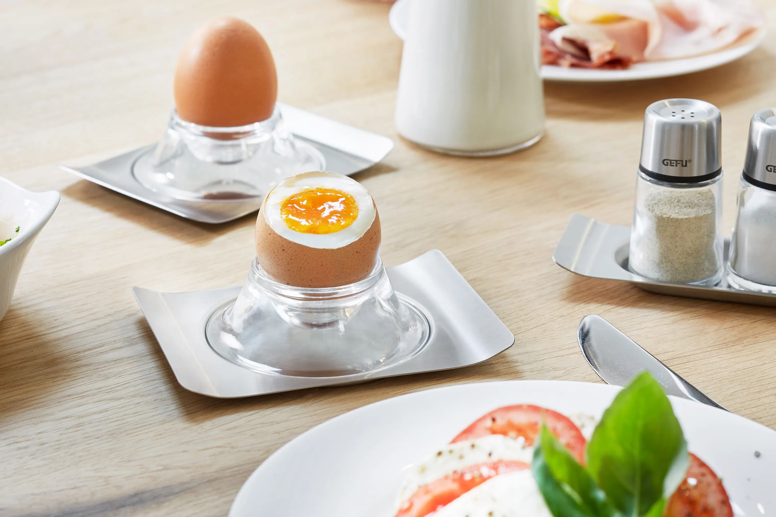 Gefu Æggebægere Brunch Æggebæger - 2 stk. i Sølv, 2