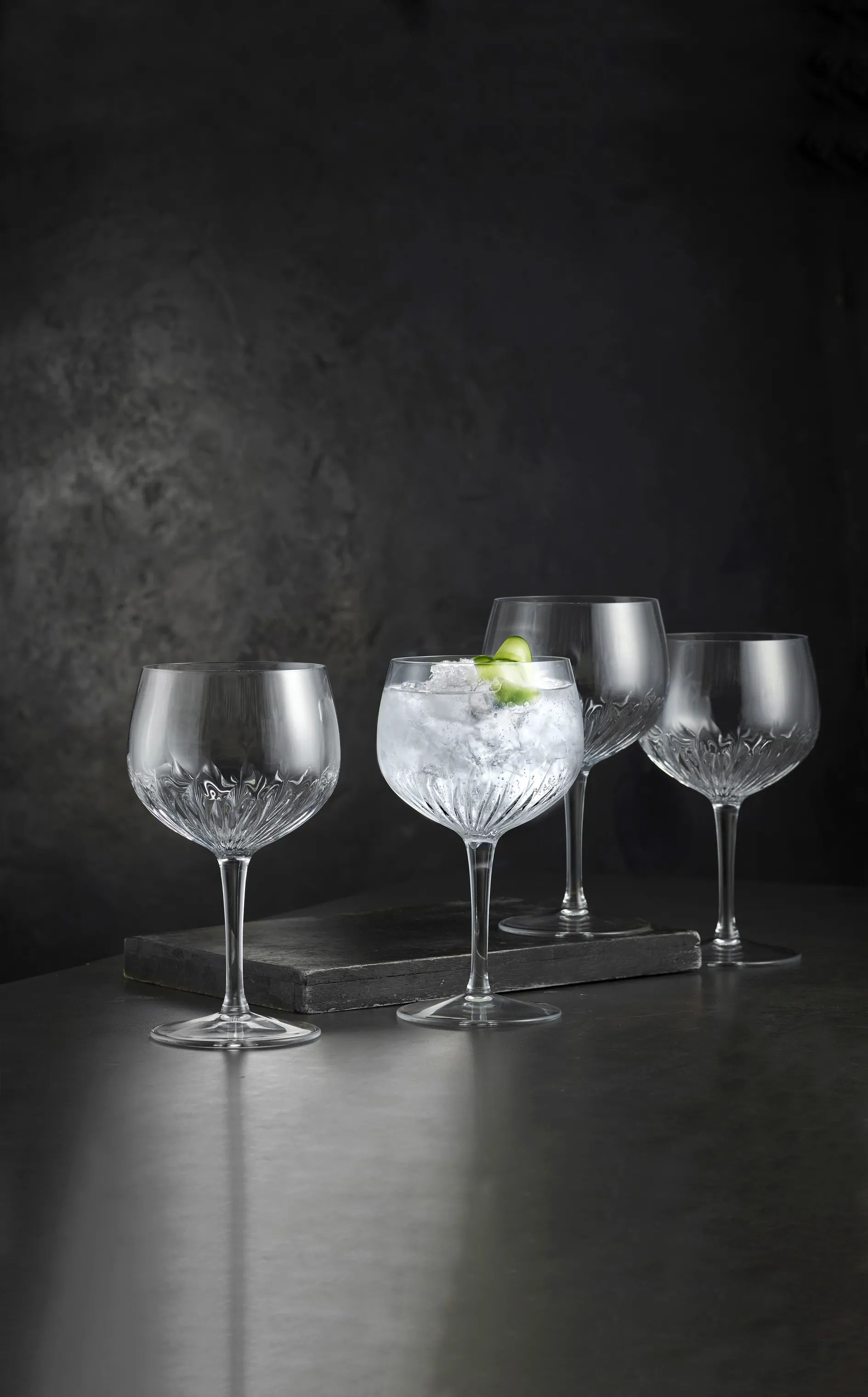 Luigi Bormioli Ginglas Mixology Gin & tonic Glas - 4 stk. i klar, 80 cl, 2