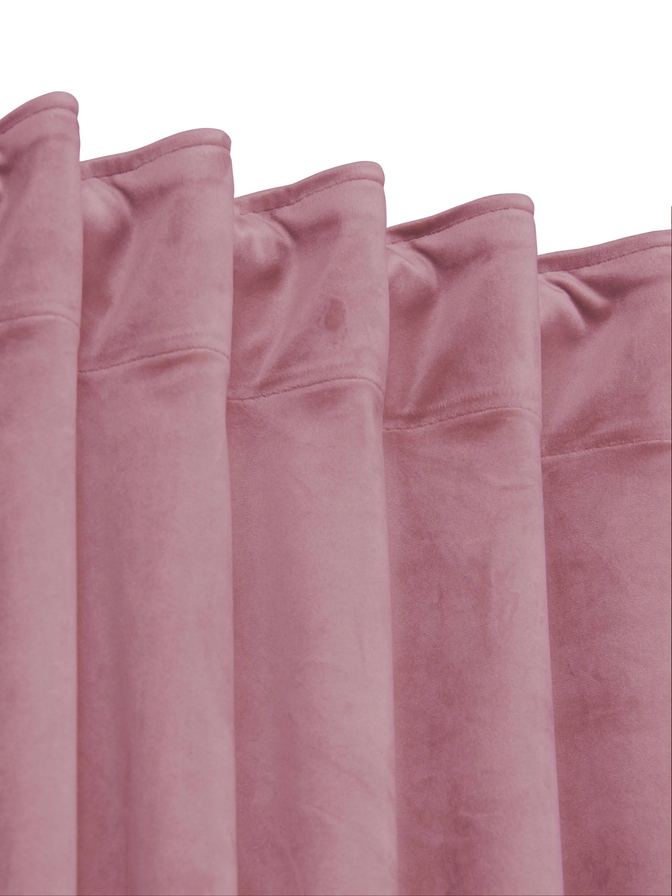 Svanefors Gardiner og gardinstænger Estelle Estrelle Gardin - 2 stk. i Rosa, H280 x B135 cm, 3
