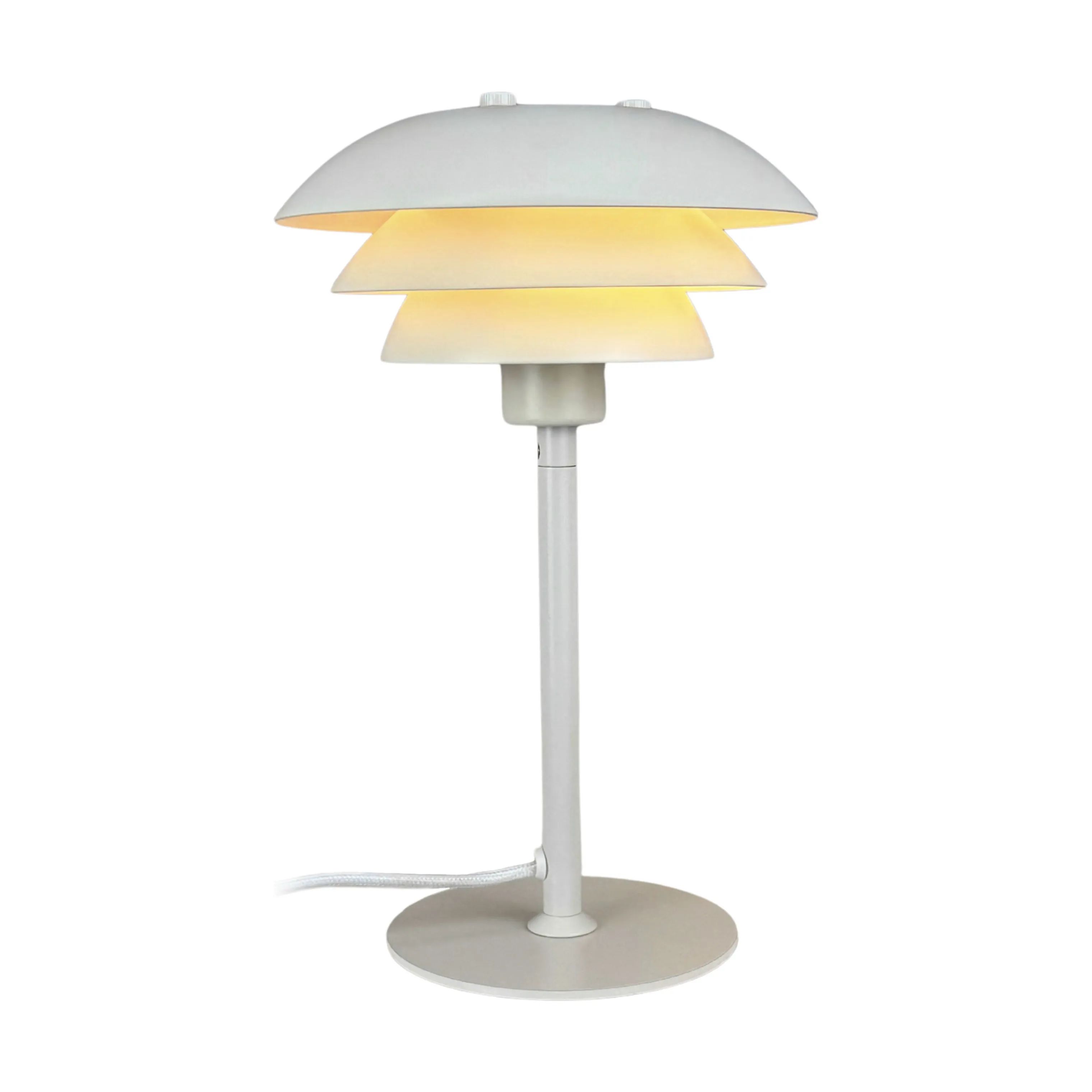 Dyberg Larsen Bordlamper Sixteen Bordlampe i Perlehvid, 4