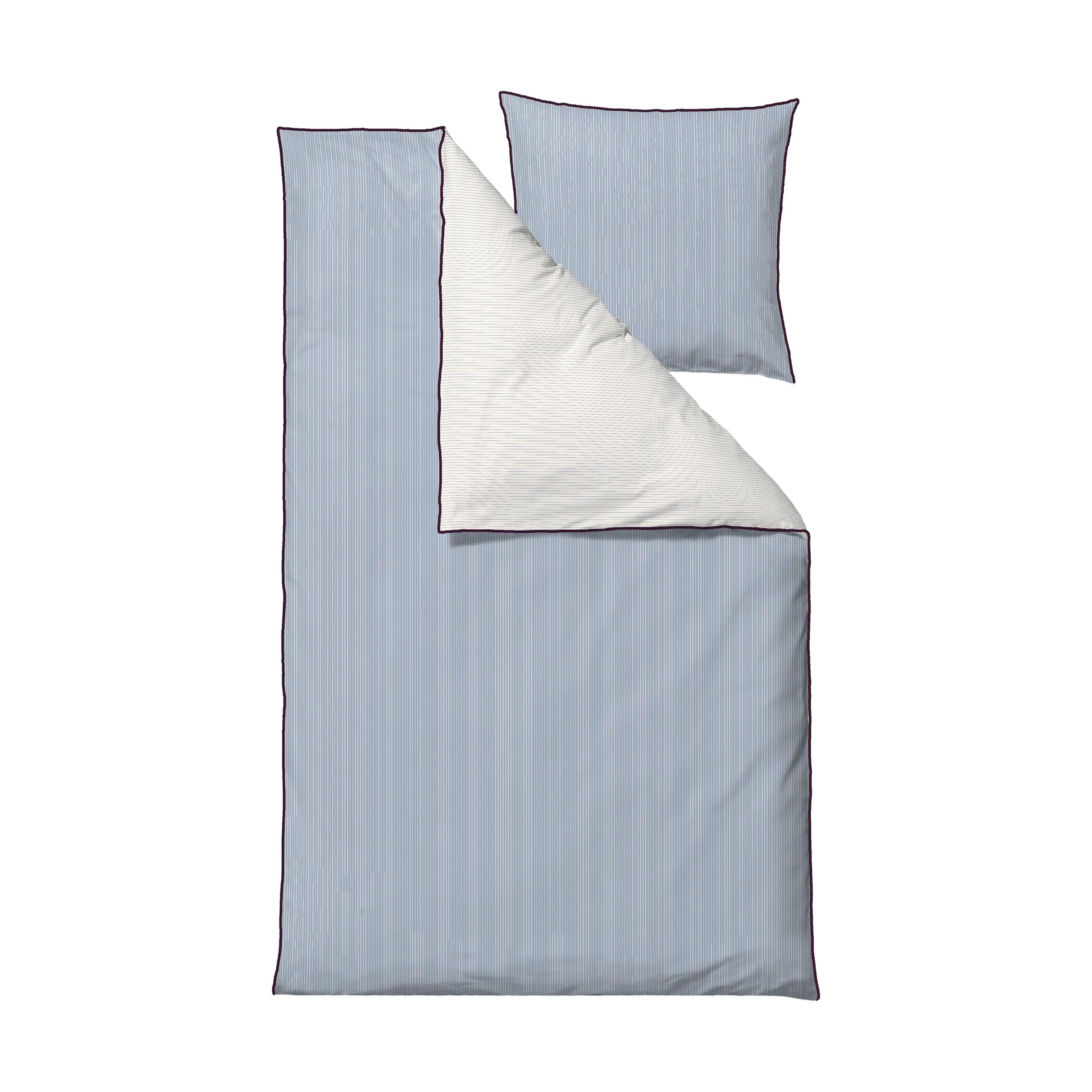Södahl Sengetøj Sengetøj i Linen blue, B140 x L220 cm, 1