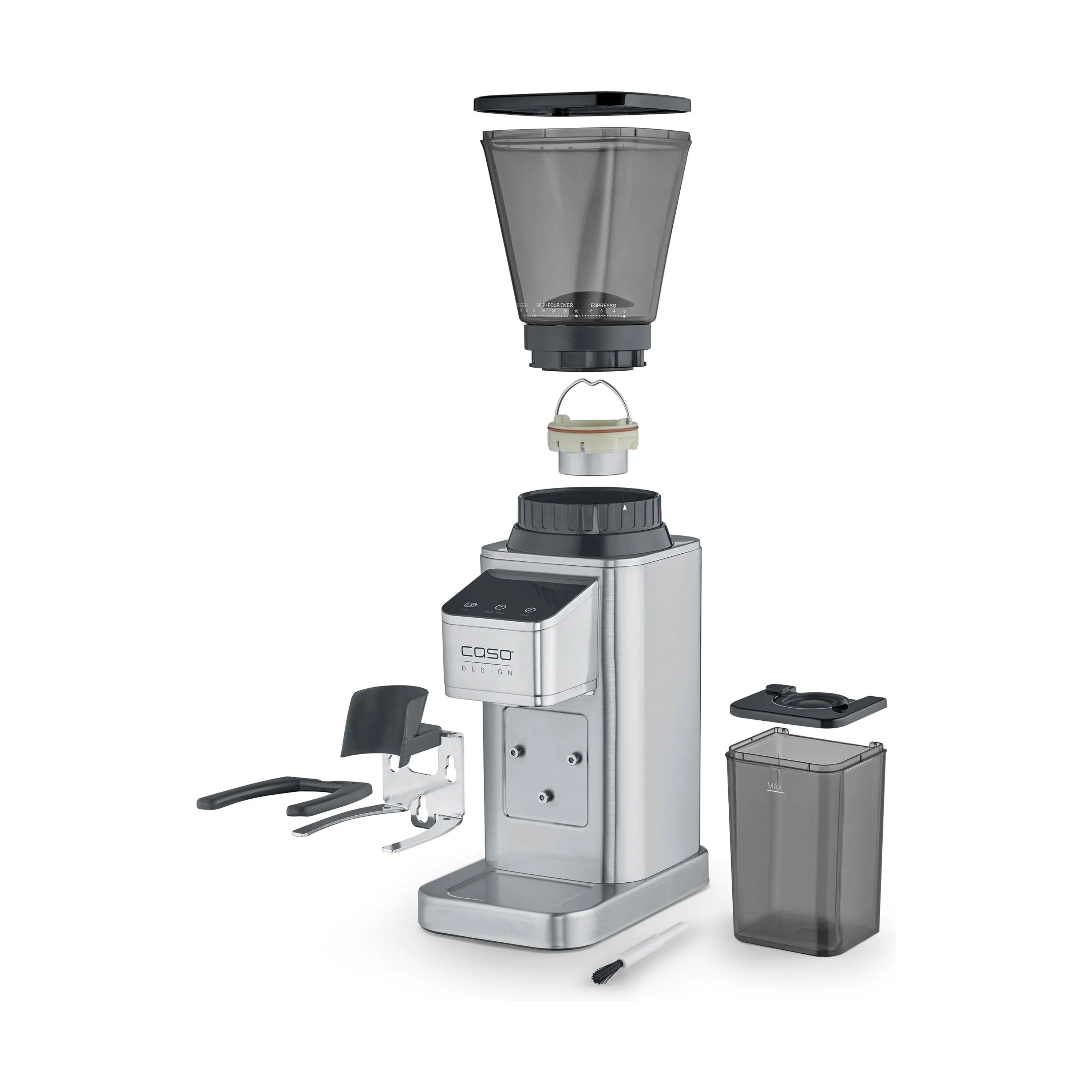 Caso Kaffekværne Baristachef Inox Kaffekværn CS1834 i Sølv, 7