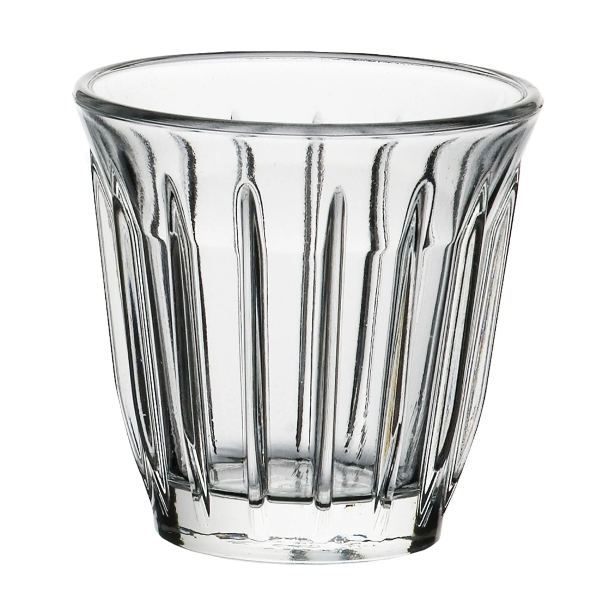 La Rochère Espressokopper Zinc Espressoglas - 6 stk. i Klar, 4