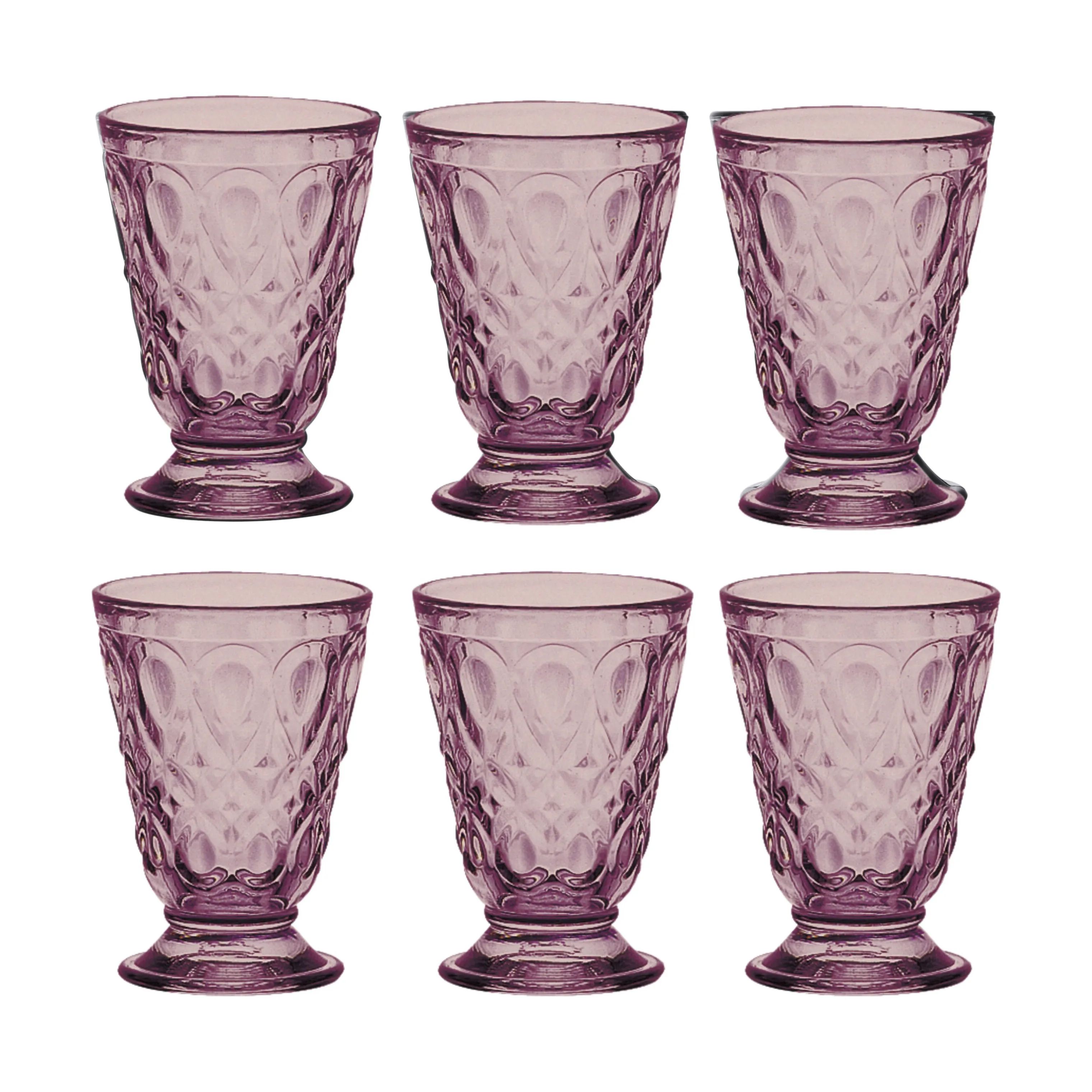 La Rochère Vandglas Lyonnais Vandglas - 6 stk i Lyserød, 20 cl, 1