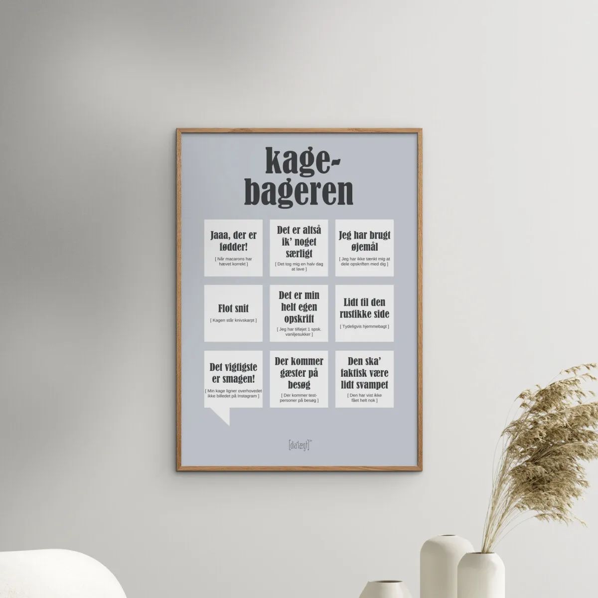 Poster&Frame Plakater Plakat - Kagebageren i B50 x L70 cm, 2