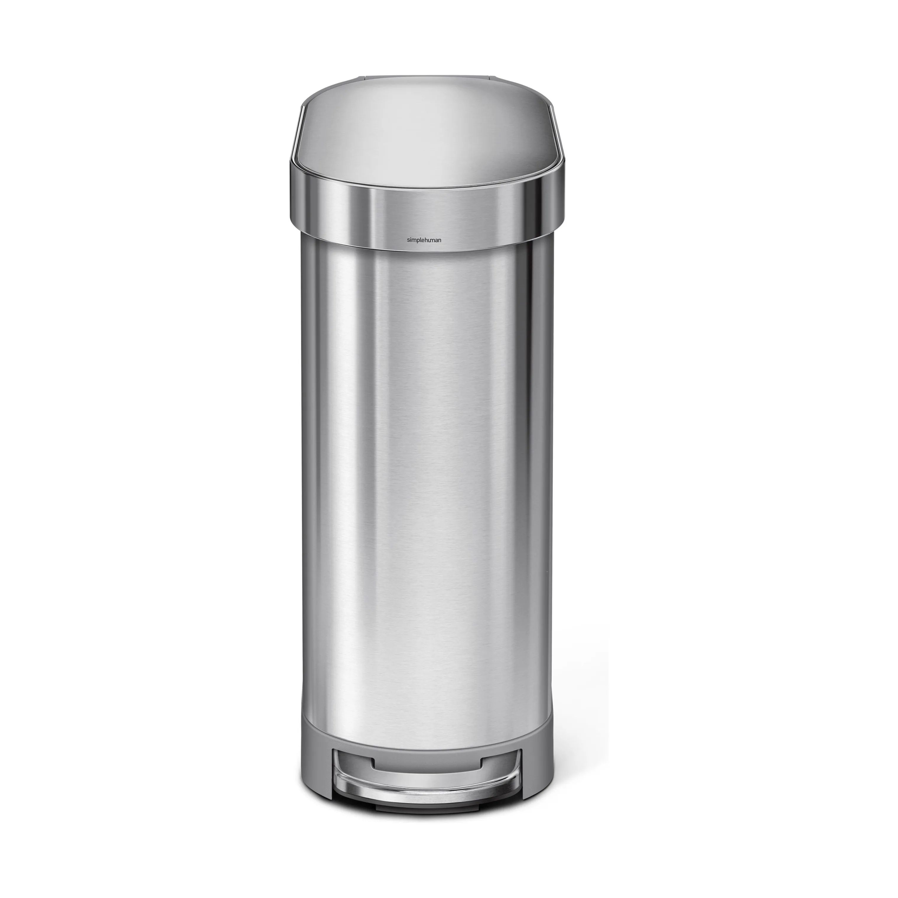 Simplehuman Pedalspande Slim Pedalspand i Børstet stål, 45 L, 1