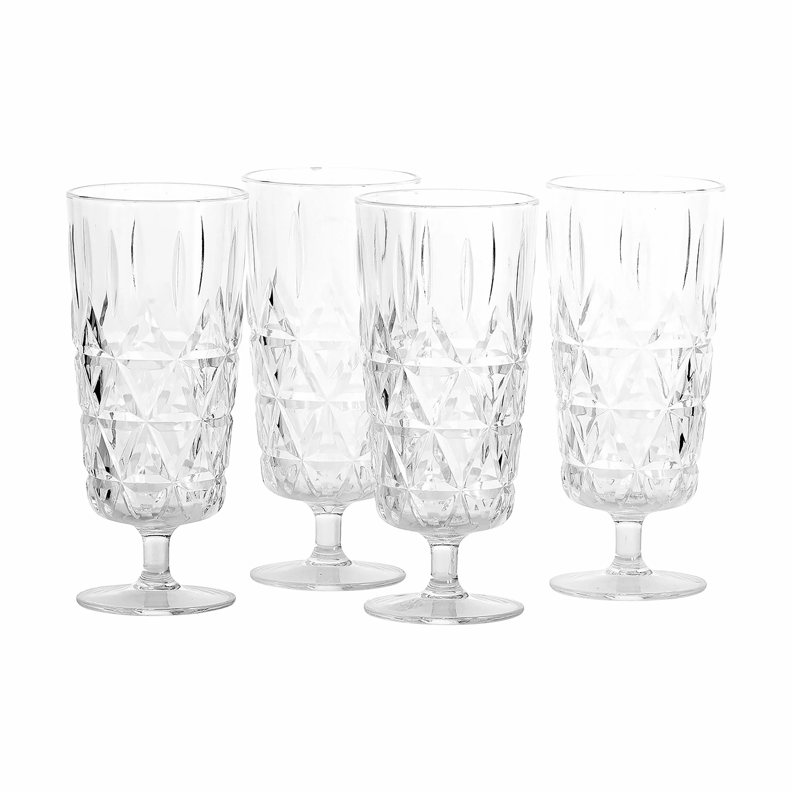Sagaform Rødvinsglas Picnic Juni Glas på Fod - 4 stk. i 20 cl, 1
