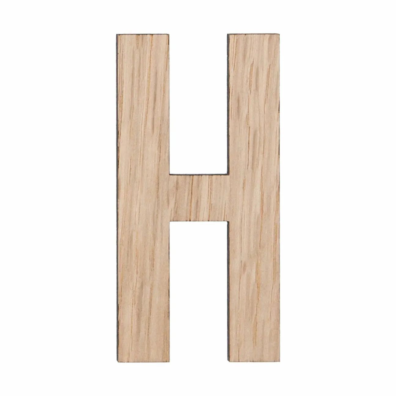 Minifabrikken Vægdekoration Bogstav - H i H, 1