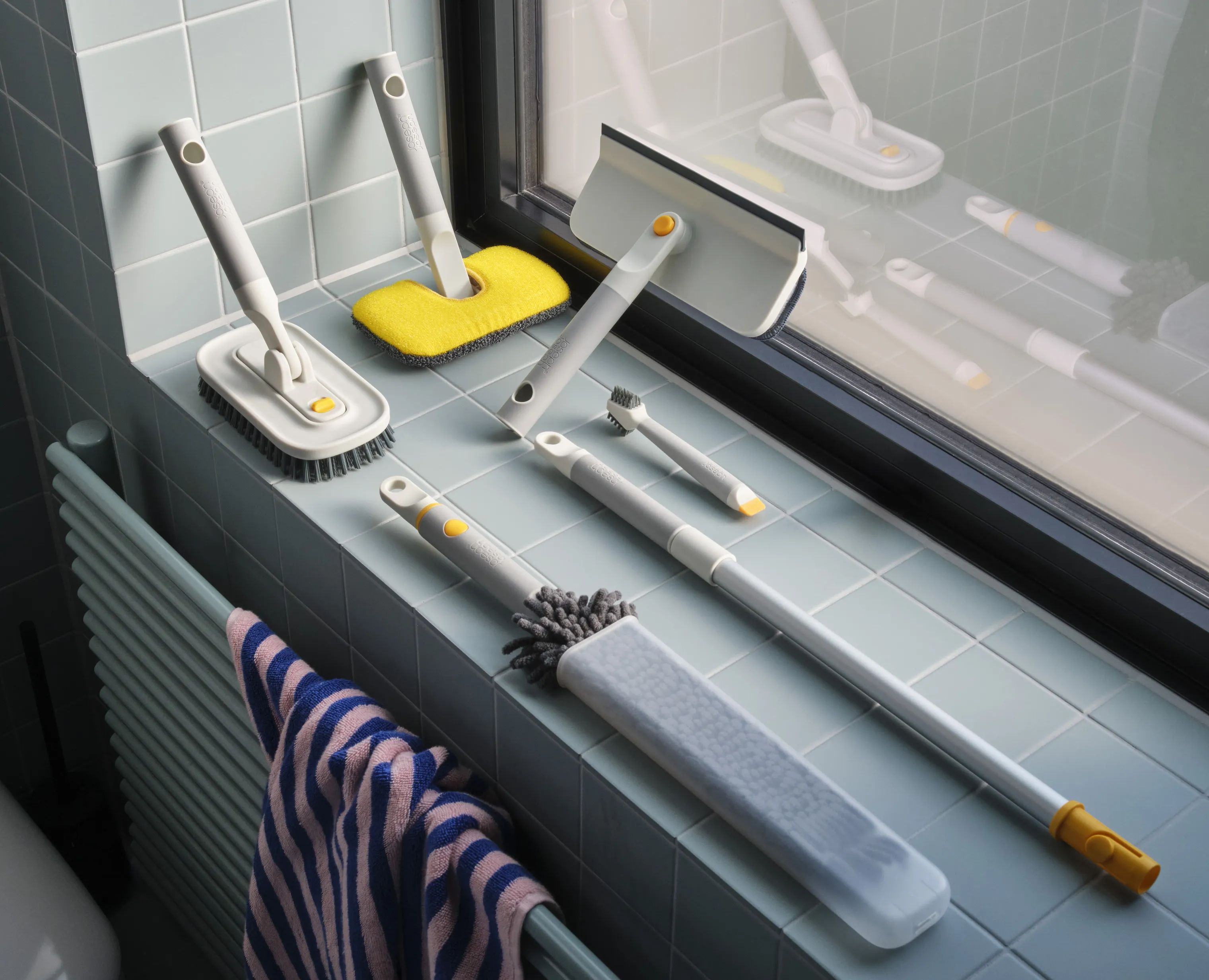 Joseph Joseph Øvrig rengøring CleanTech Teleskopstang i Silver, 4