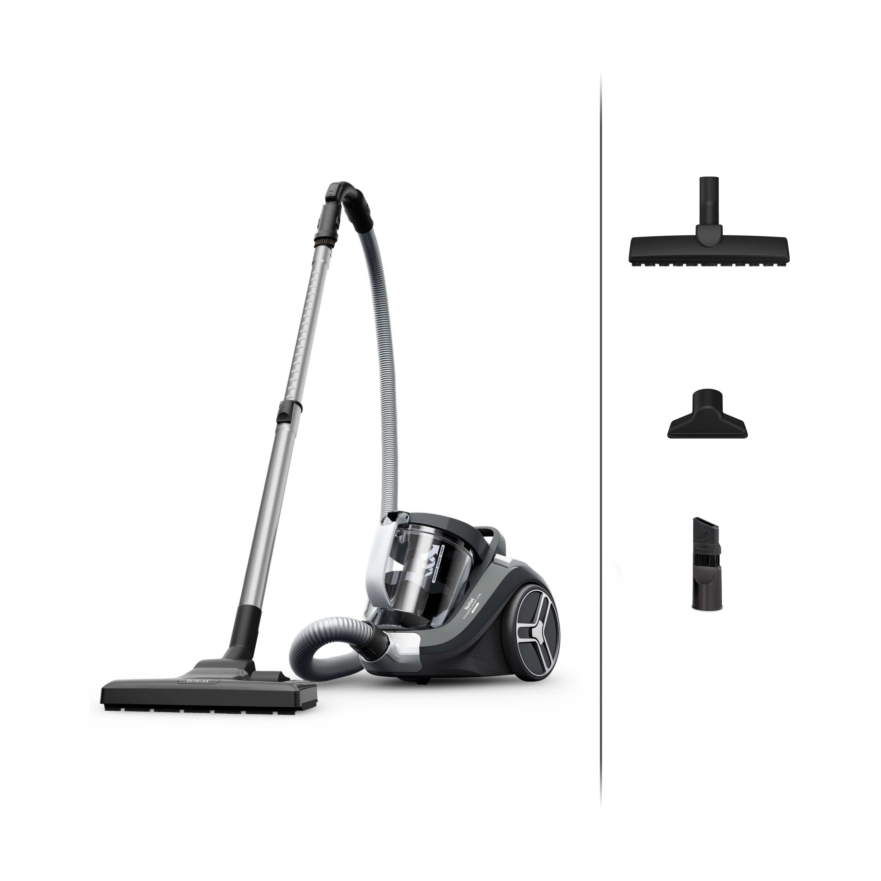 Tefal Støvsugere Compact Power XXL Cyclonic Støvsuger i Sort/sølv, 1