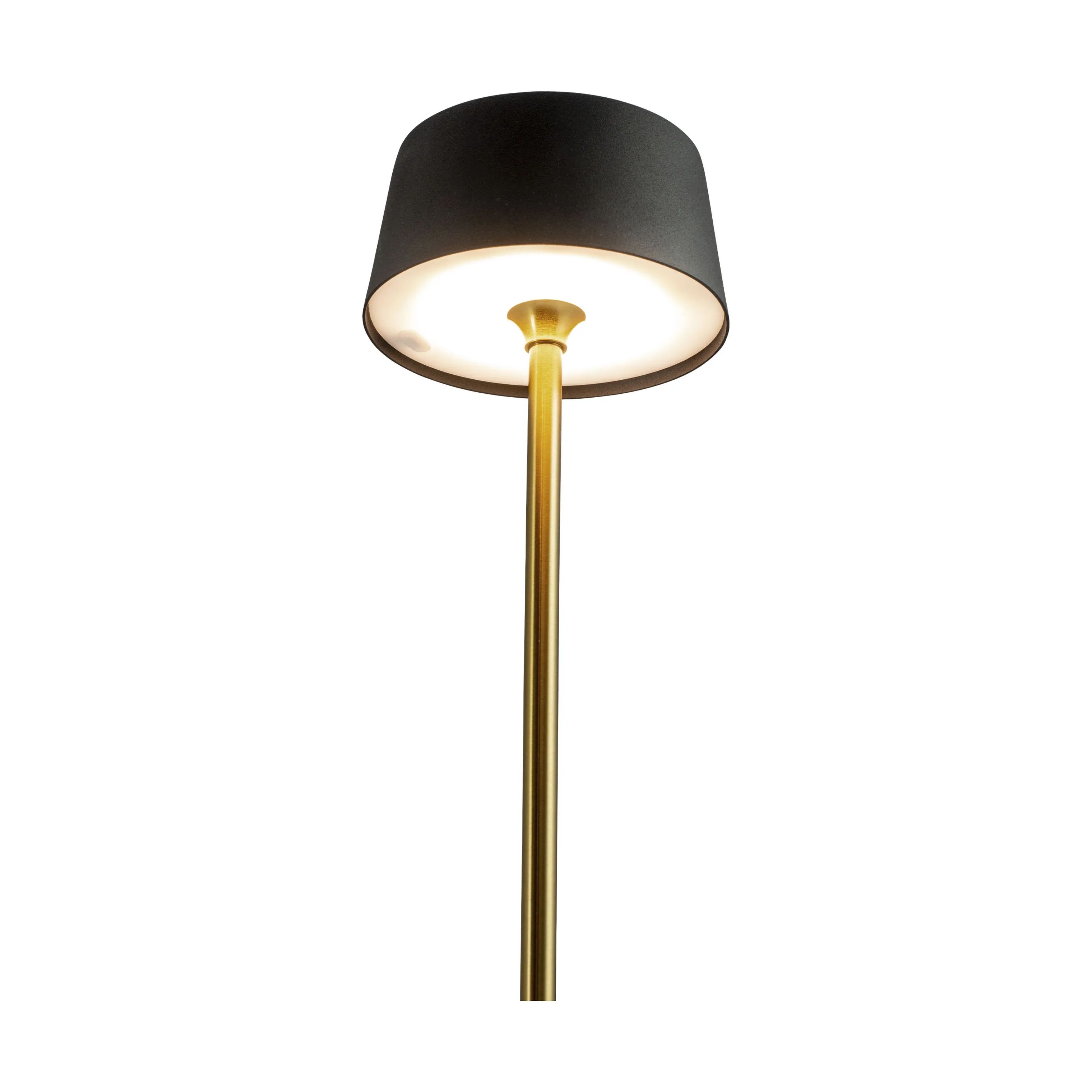 Dyberg Larsen Bordlamper Yoyo Bordlampe i Sort/ Messing/ Marmor, 4