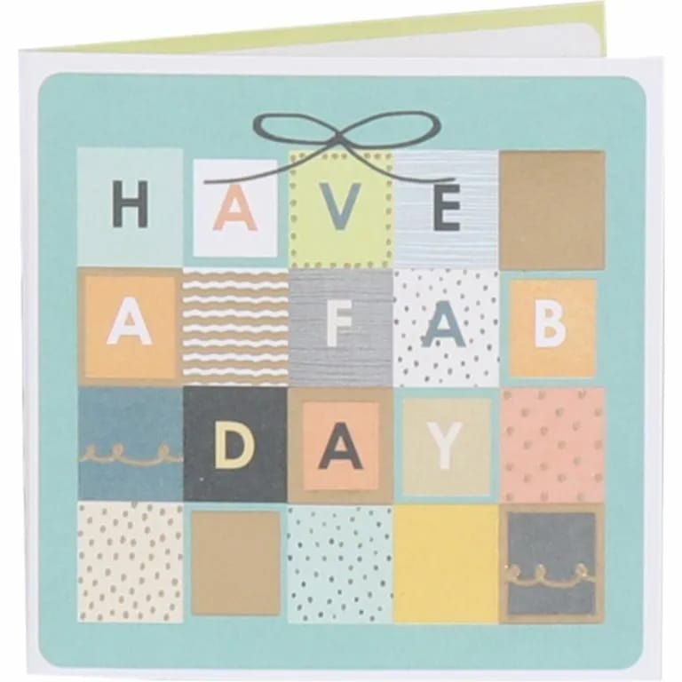 CASA Living Kort Kort - Have a Fab Day i Kort - Have a Fab Day, 1