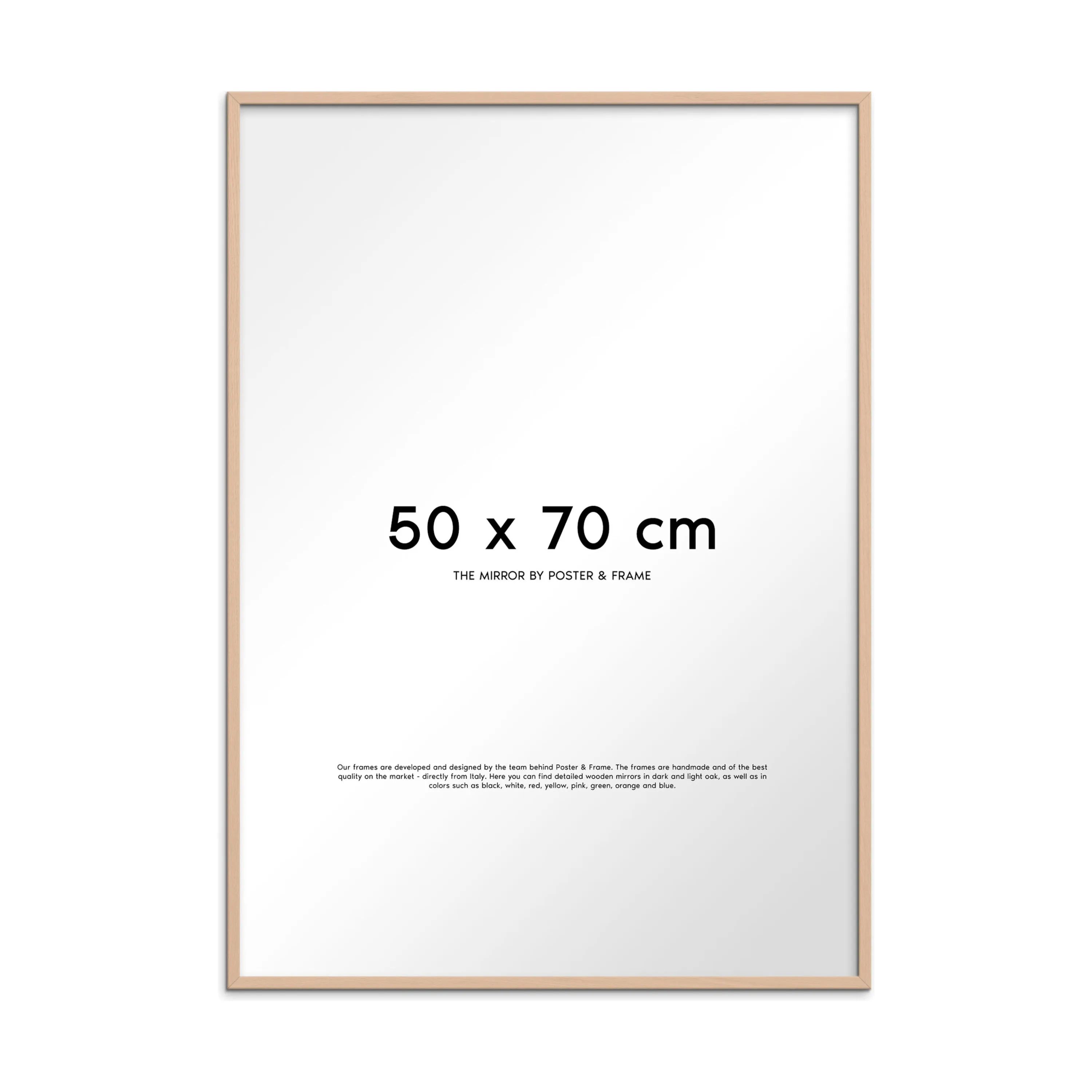 Poster&Frame Spejle Spejl i Rose, B50 x L70 cm, 1