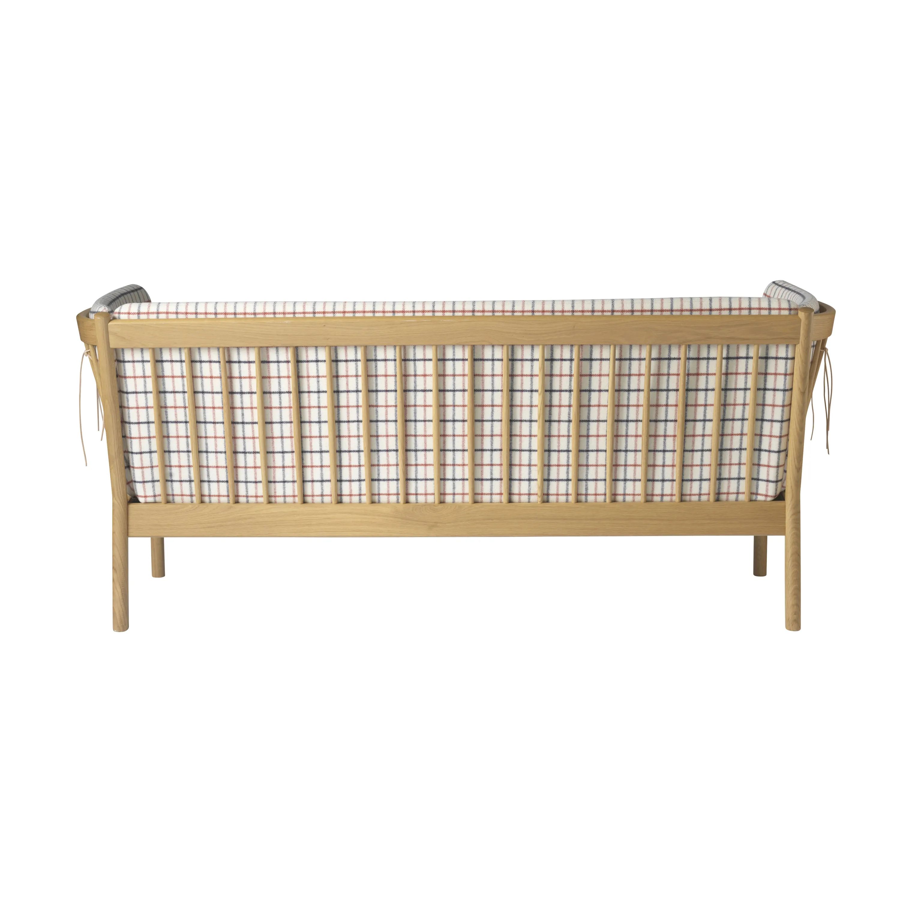 FDB Møbler Sofaer J149 Sofa i Rød ternet, 3