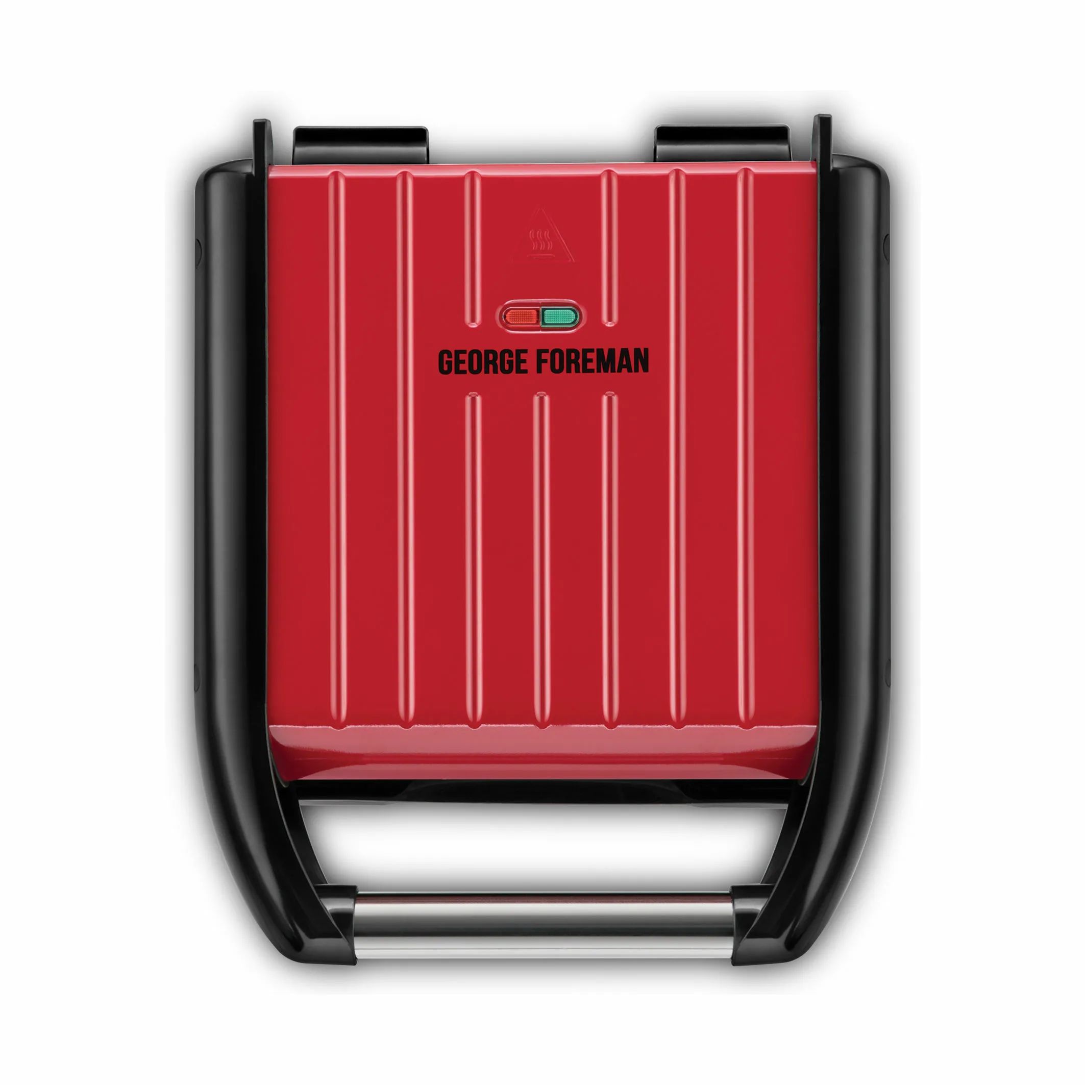 Russell Hobbs Bordgrill George Foreman Steel Compact Grill i Rød, 1