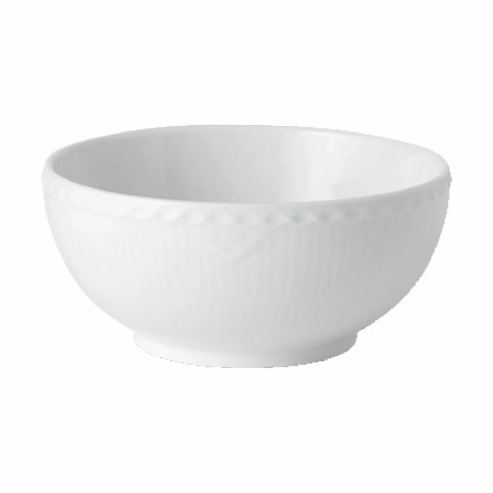 Royal Copenhagen Serveringsskåle Hvid Halvblonde Skål i Hvid, 15 cm, 1