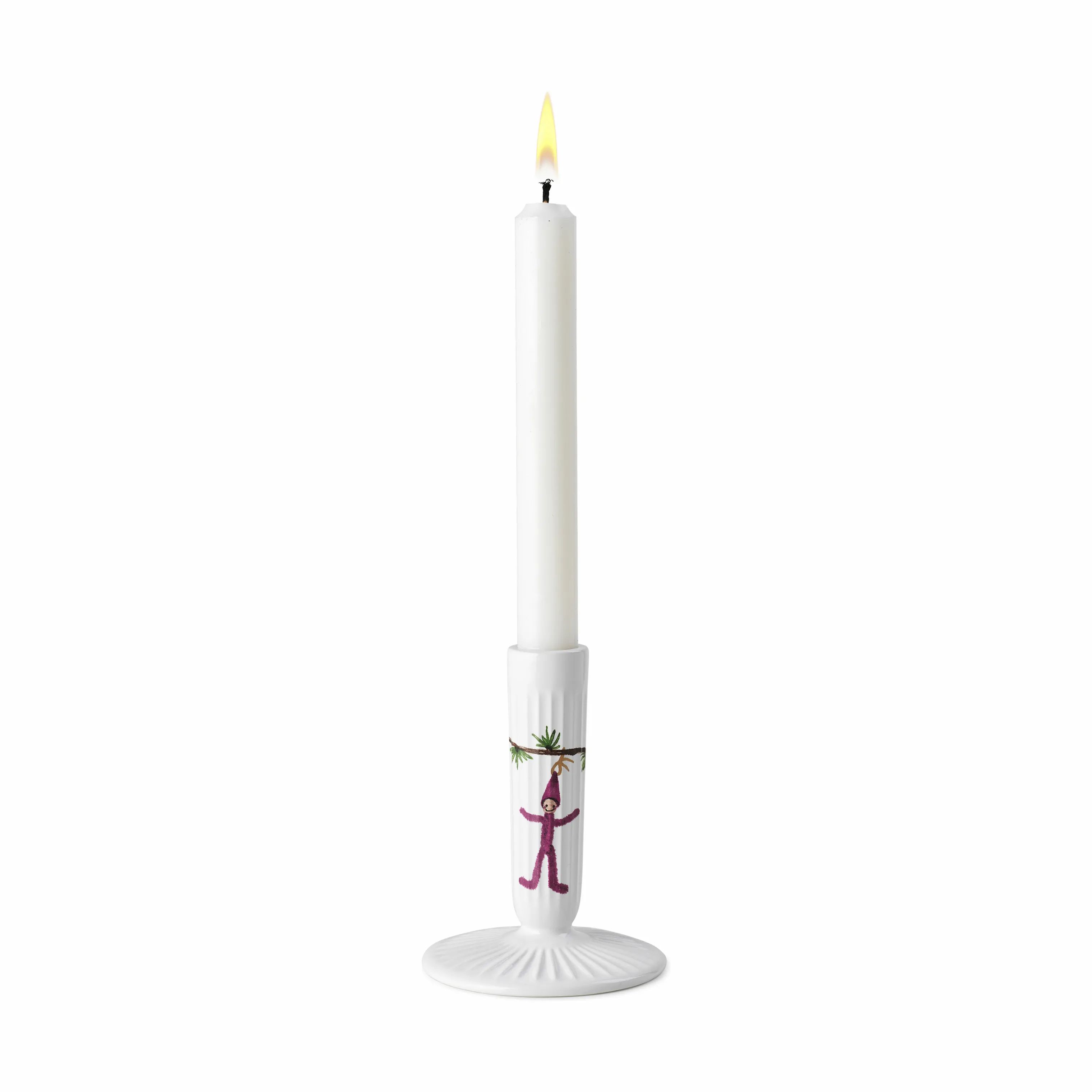 Kähler Kronelysestage Hammershøi Jul Lysestage i Hvid, 12 cm, 3