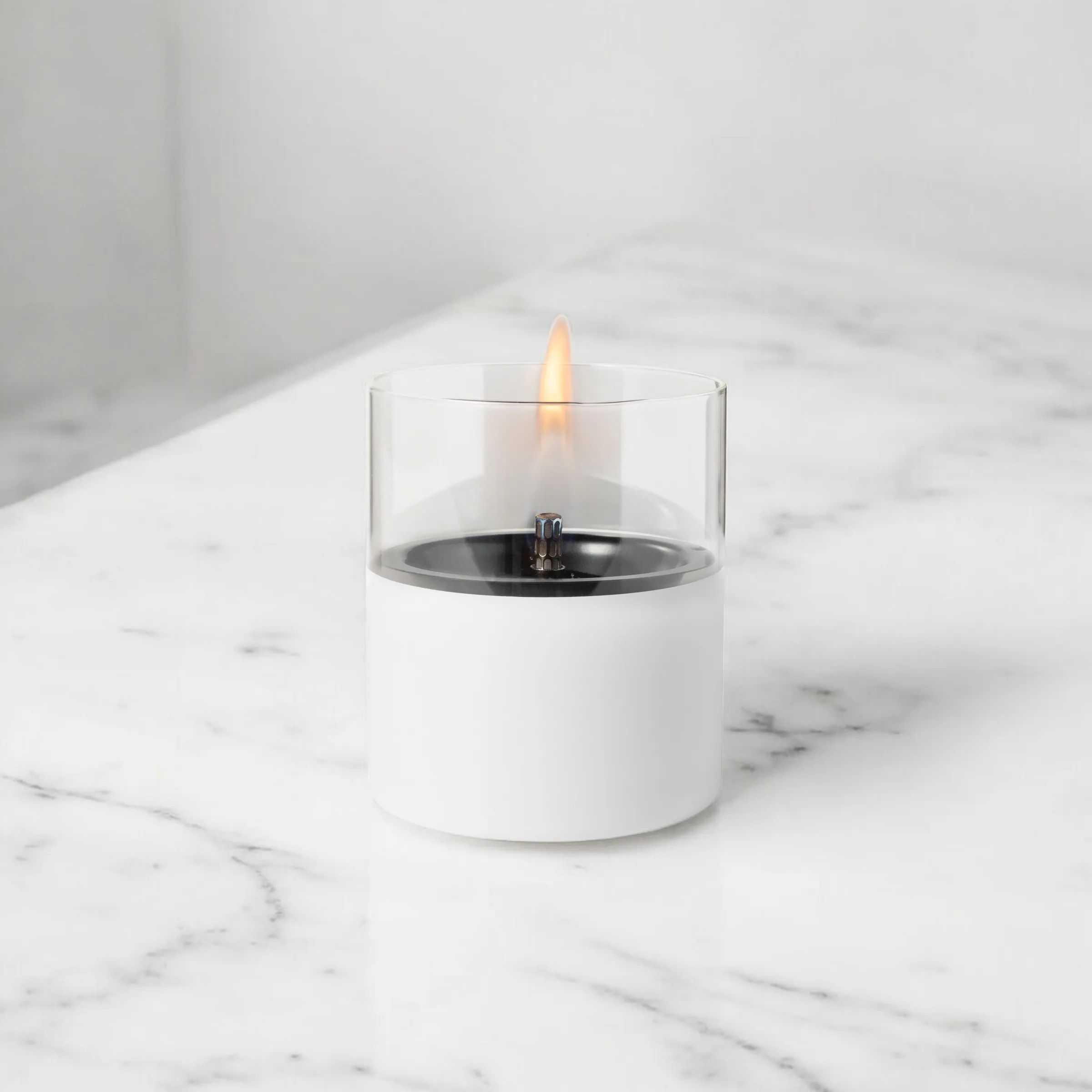 TenderFlame Fyrfadsstage Lilly Bordlanternesæt - 2 dele i White, 2