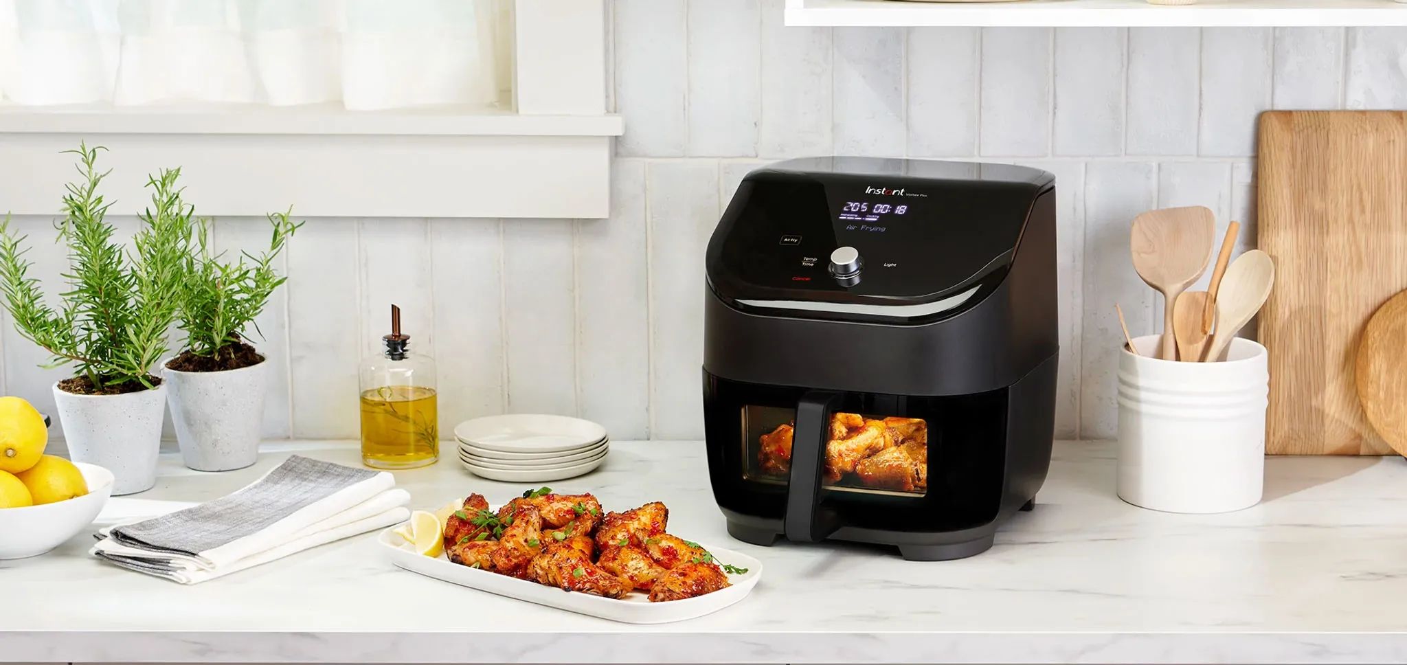 Instant Airfryers Vortex Plus ClearCook Airfryer i Black, 2