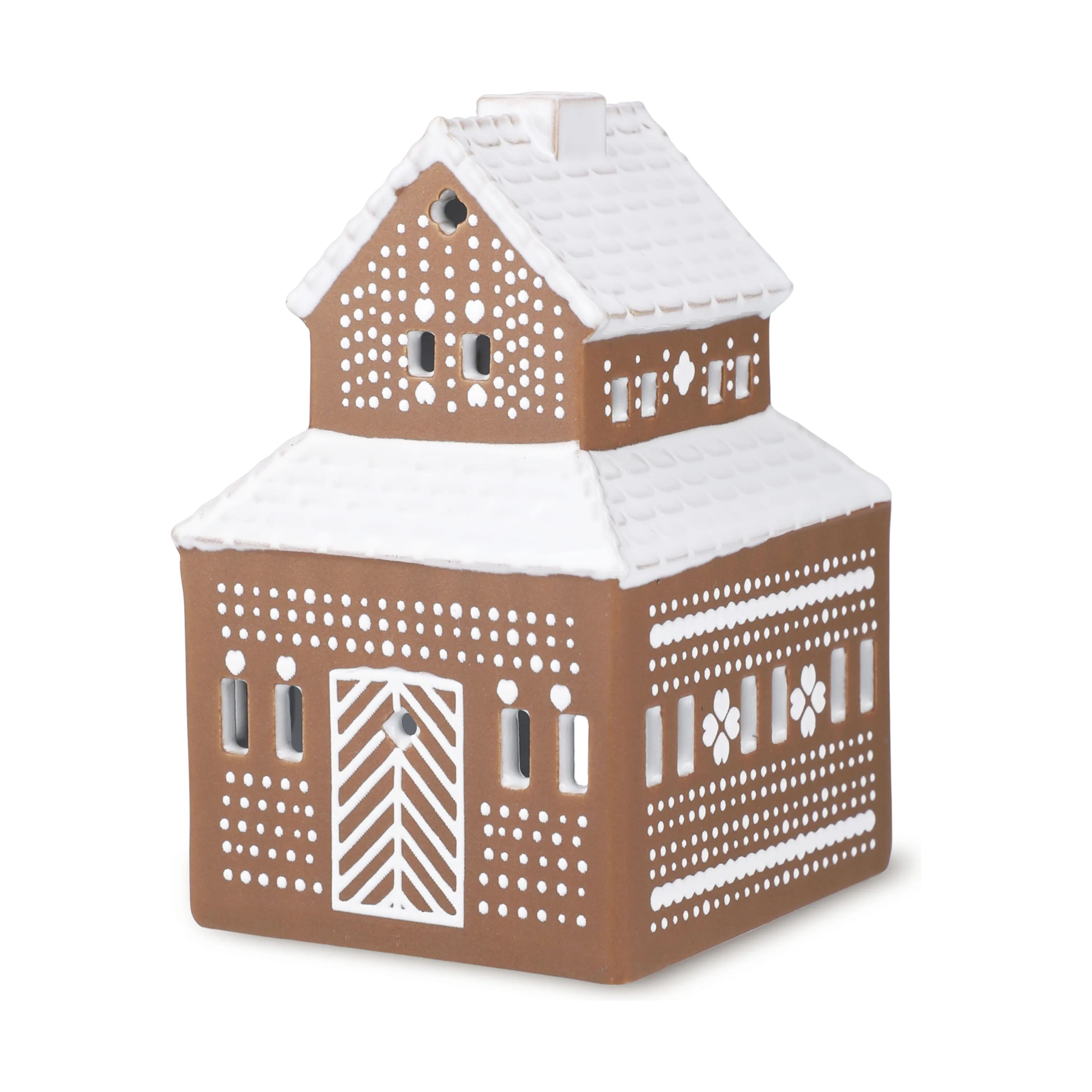 Kähler Fyrfadsstage Gingerbread Lyshus - Villa i Brun, 2