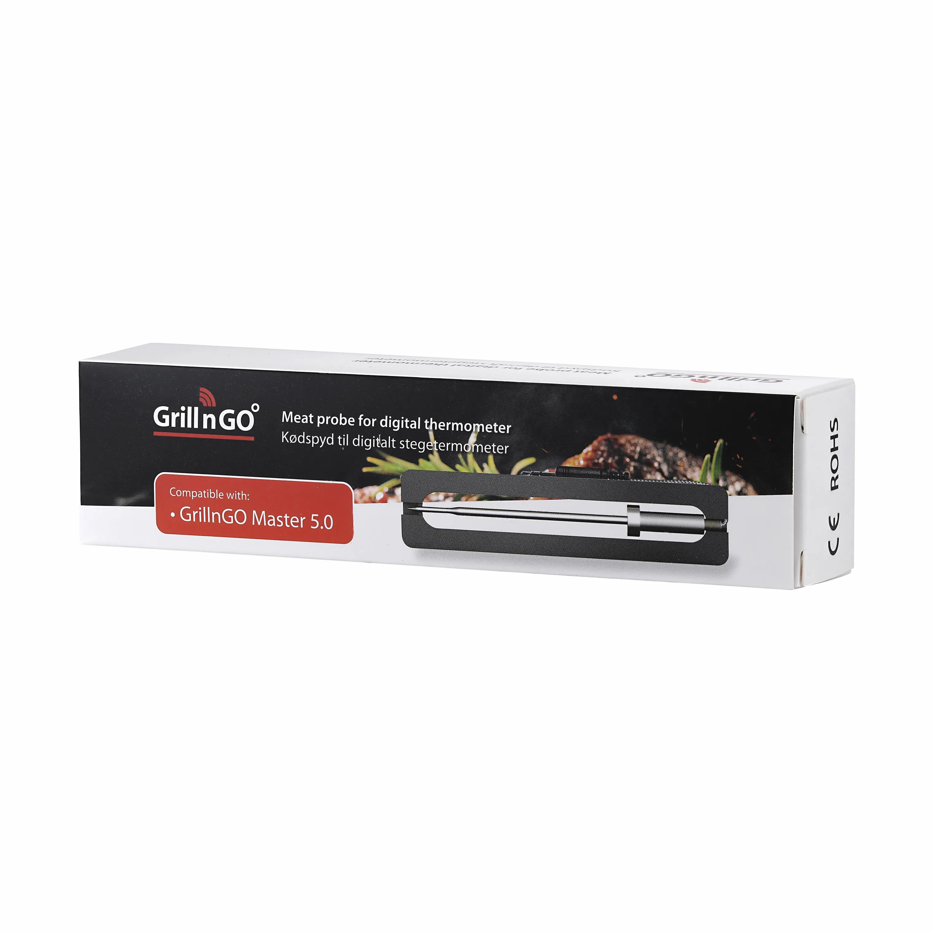 GRILL'N'GO Stegetermometre Kødspyd - 2 stk. i Grå, 2