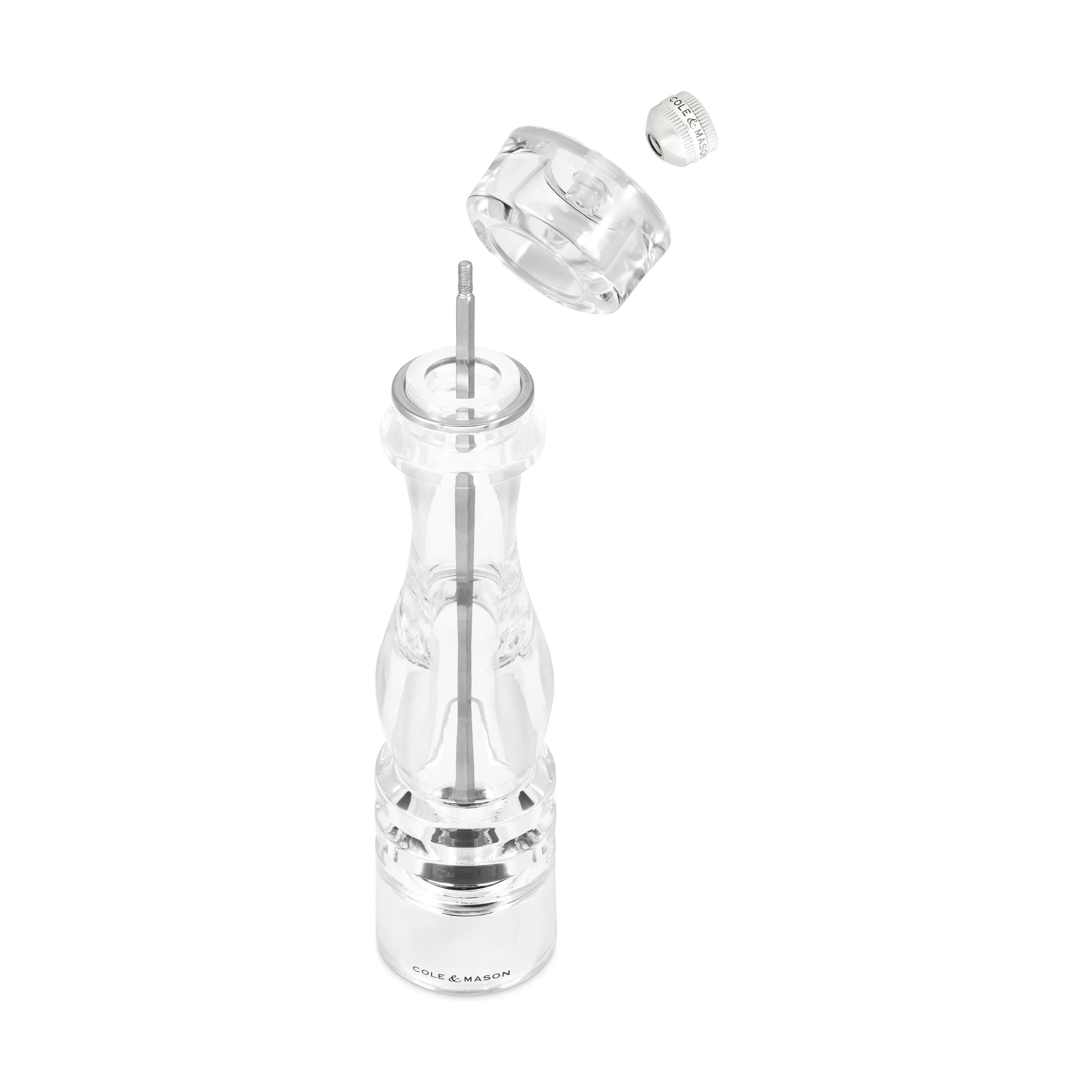 Cole&Mason Peberkværne London Peberkværn i Klar, 30 cm, 8