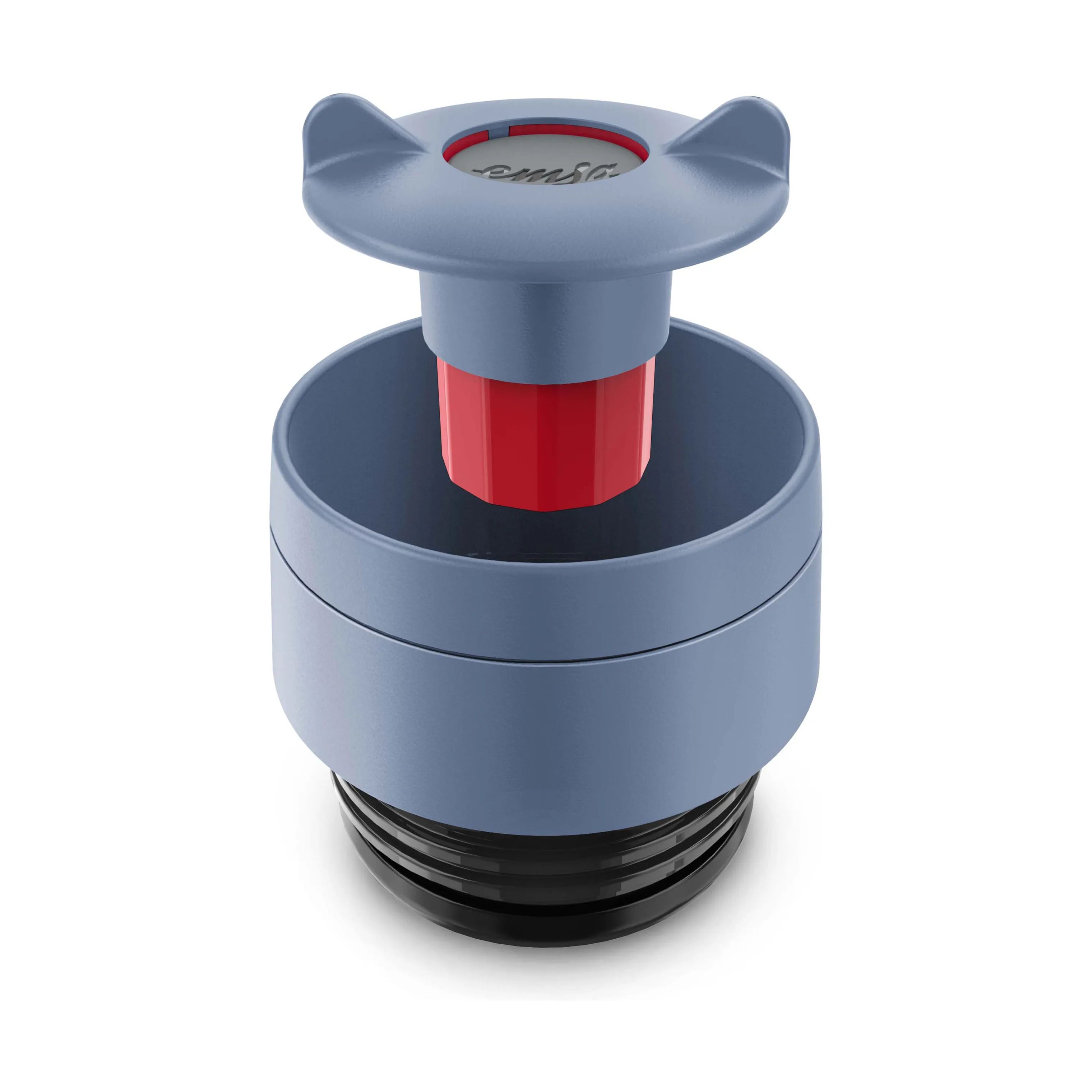 Emsa To go kopper To Go To-Go Classic Rejsekrus i Brushed stainless steel;Blue, 0.36 L, 7