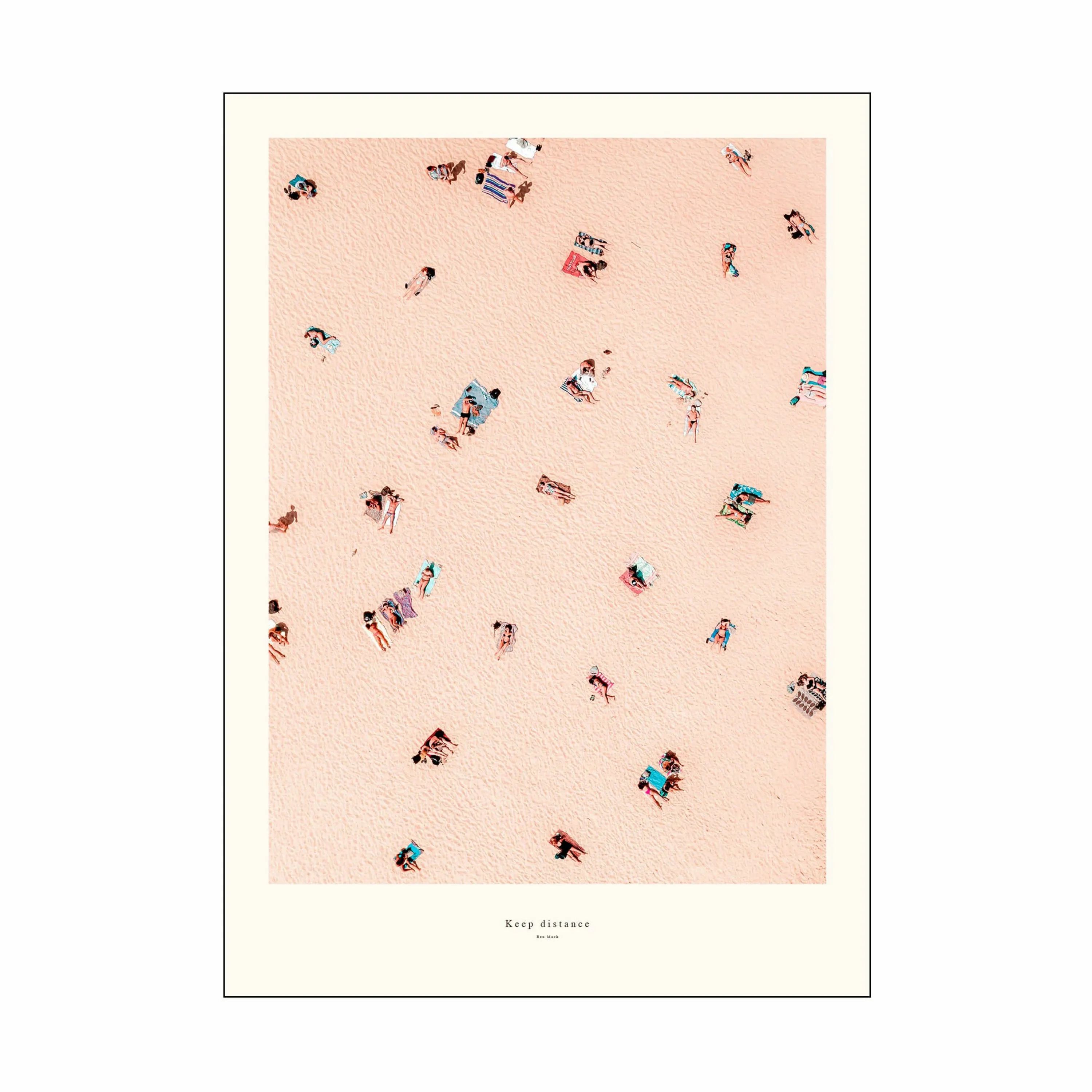 Poster&Frame Plakater Plakat - Distance i Rosa, B50 x L70 cm, 1
