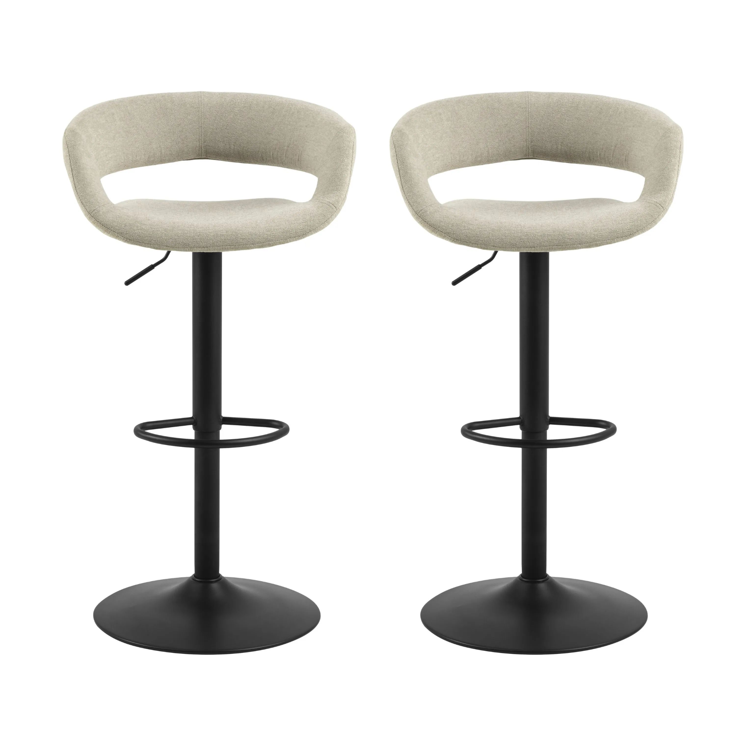 CASA Living Barstole Grace Barstol - 2 stk i Sand, 1