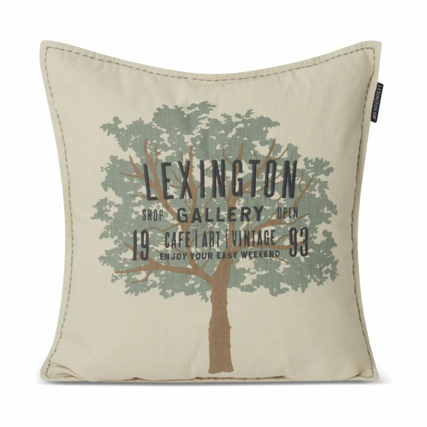 Lexington Pyntepudebetræk From back home, Fall 23 From Back Home Logo Pudebetræk - Træ i Beige, 1