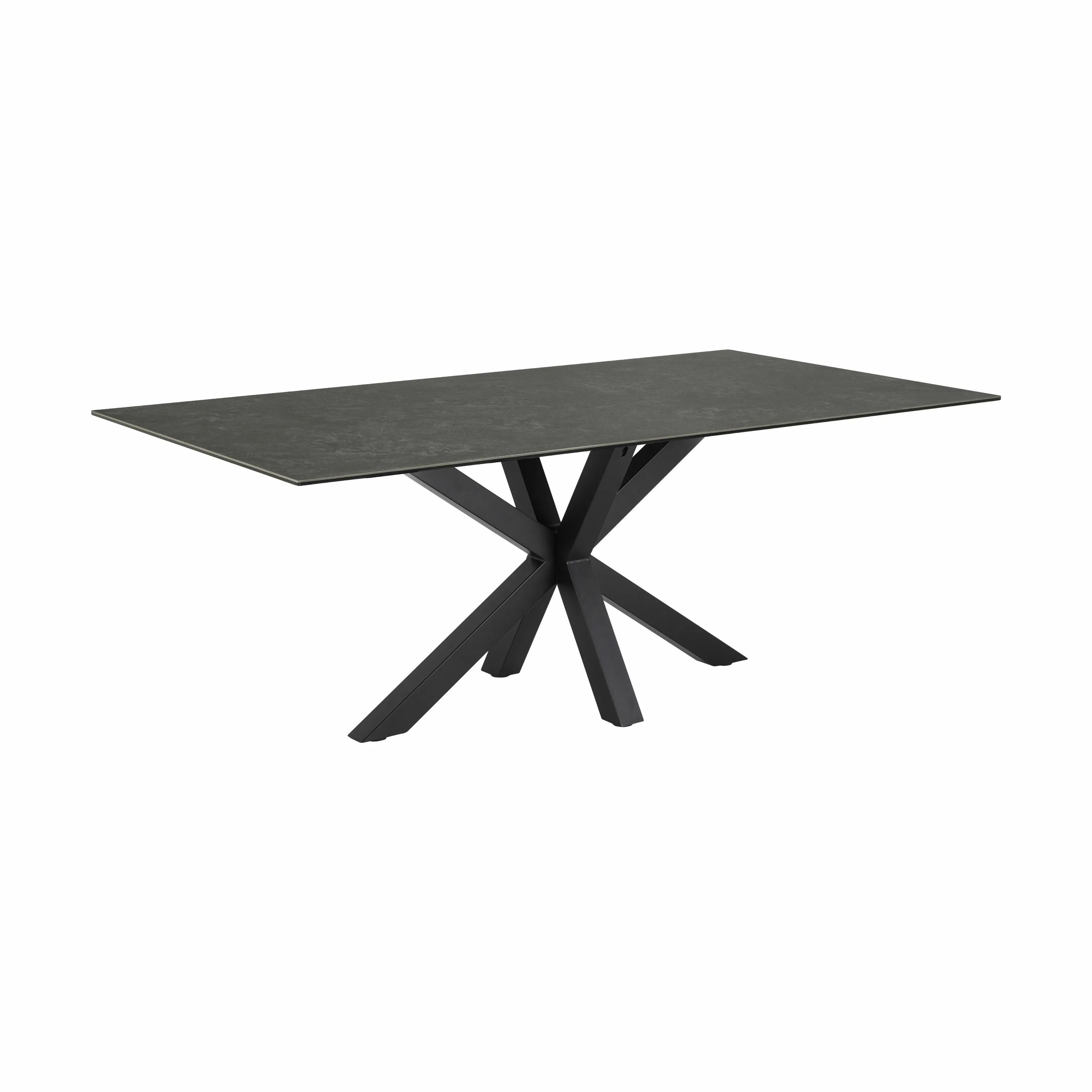 CASA Living Spiseborde Heaven Spisebord i Sort Fairbanks/sort, H75,5 x B200 x L100 cm, 4