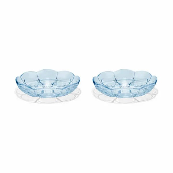 Holmegaard Asietter Lily Asiet - 2 stk. i Blue Iris, 1