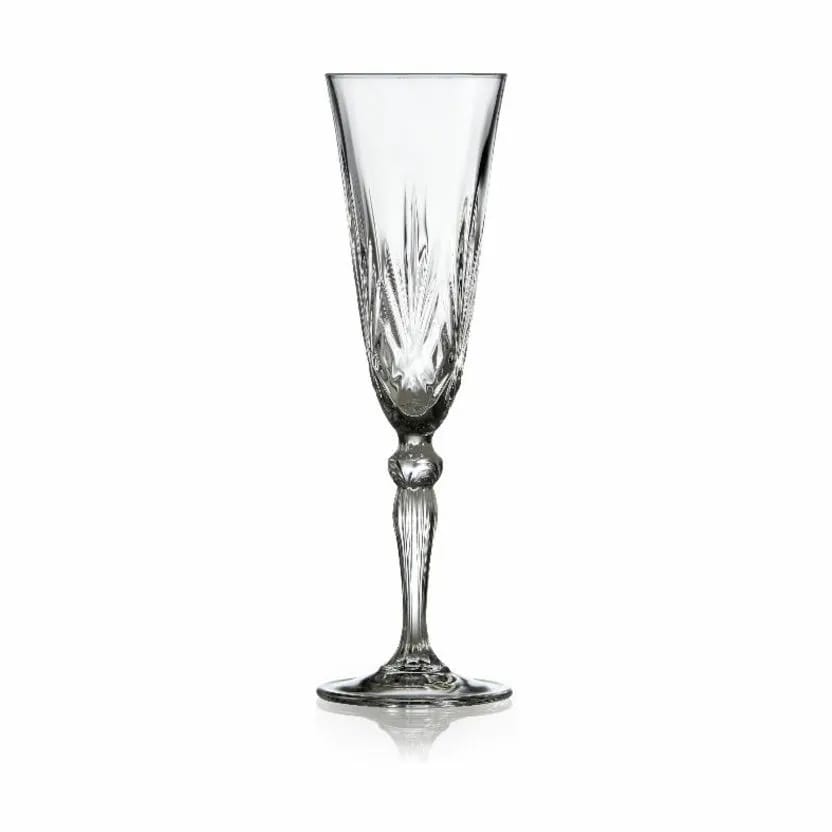 Lyngby Glas Champagneglas Melodia Champagneglas - 4 stk. i Klar, 16 cl, 4