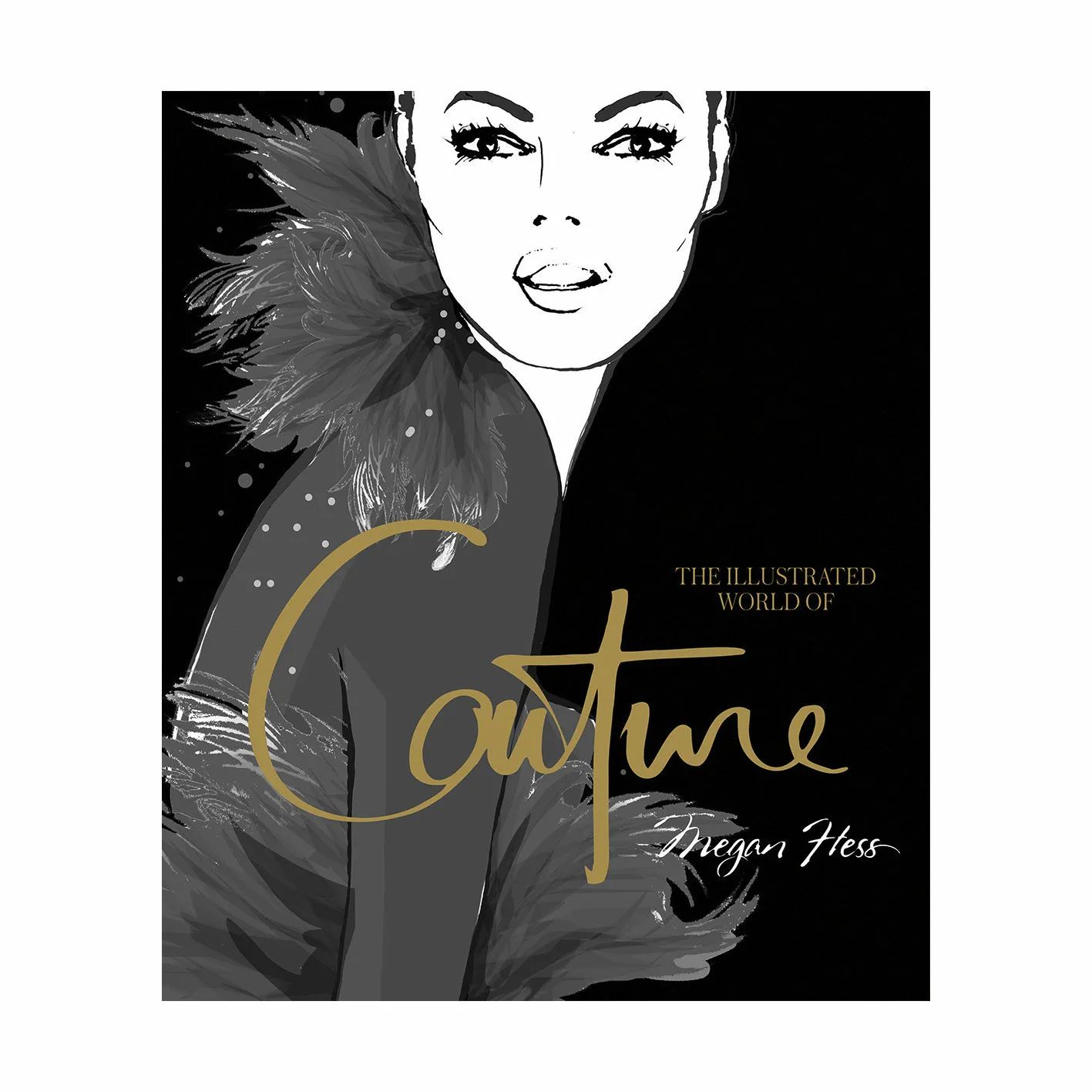 New Mags Coffee table books The Illustrated World of Couture i Sort, 1