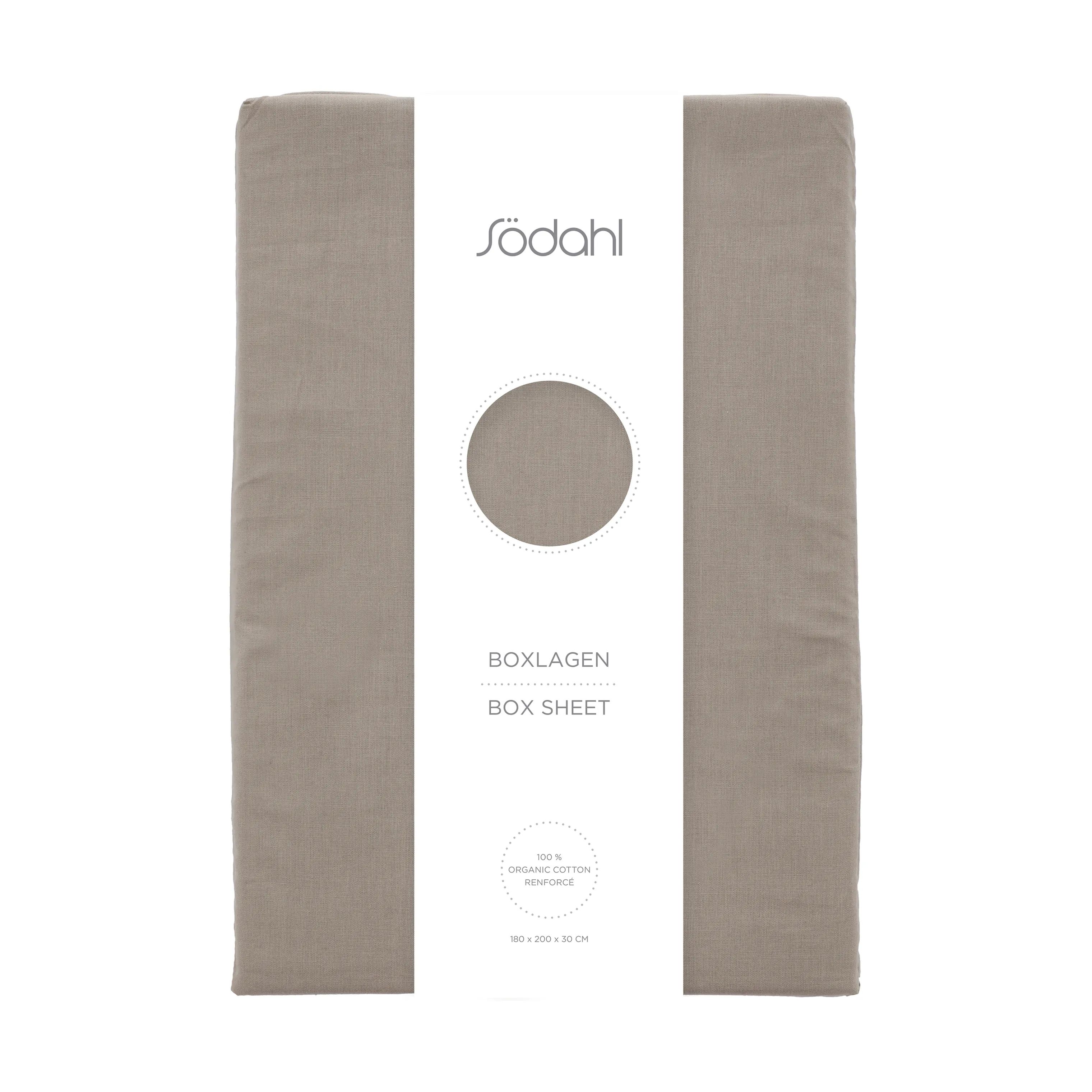 Södahl Lagner Organic Calm Boxlagen i Taupe, B180 x L200 cm, 1