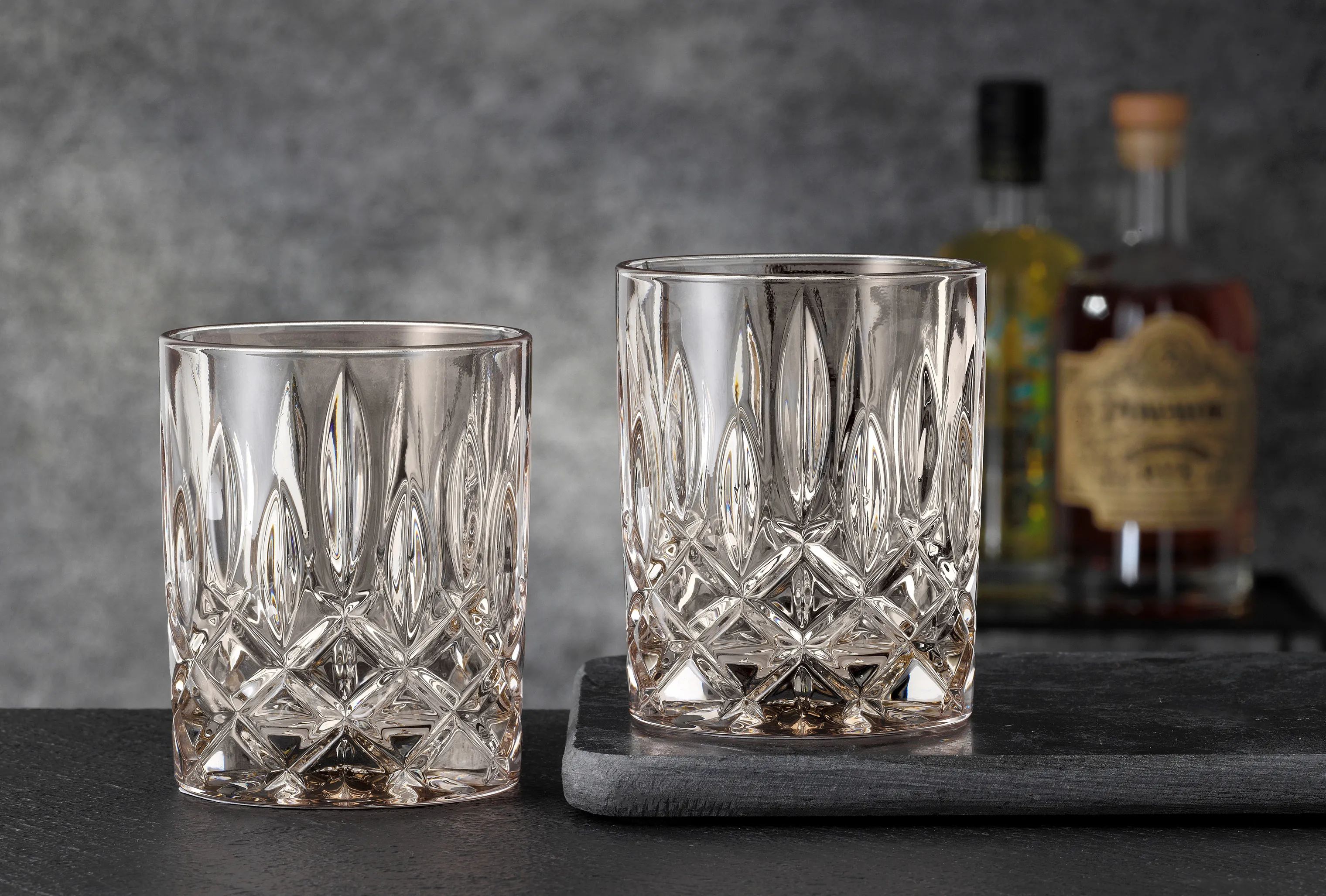Nachtmann Lowball glas Noblesse Whiskyglas - 2 stk. i Taupe, 2