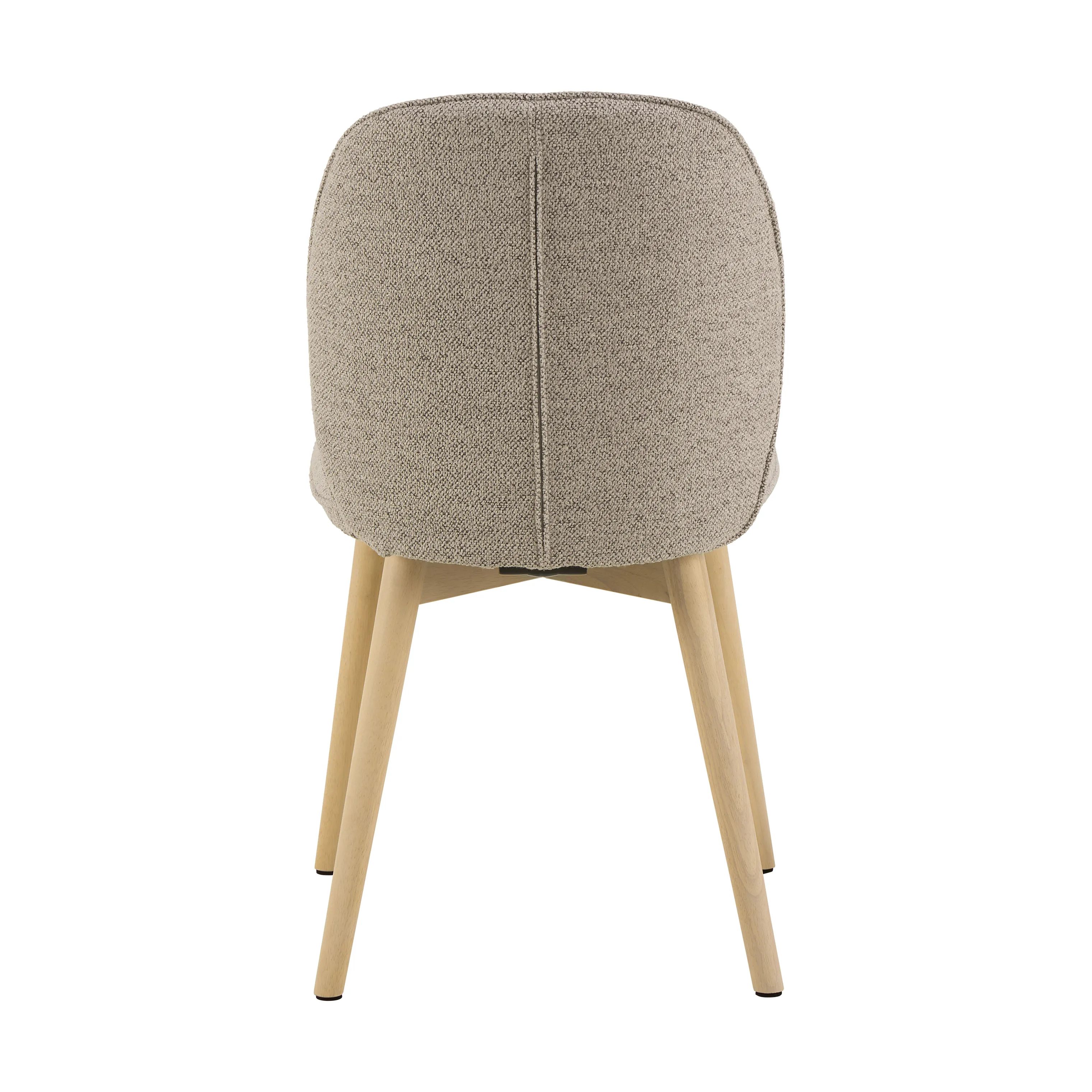 CASA Living Spisebordsstole Cindy Spisebordsstol - 2 stk i Beige/hvidpigmenteret, 7