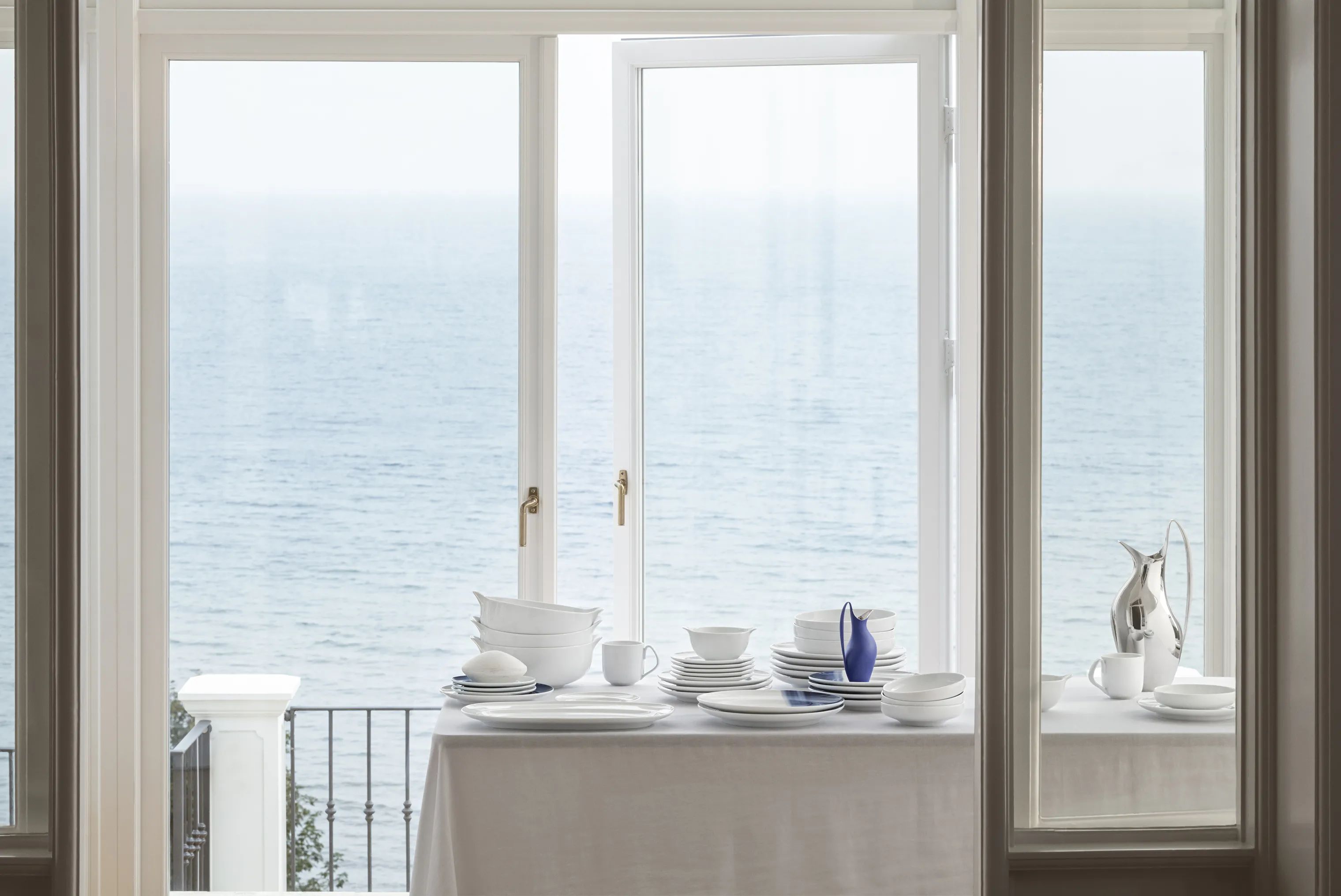 Georg Jensen Dybe tallerkener Henning Koppel Koppel Dyb Tallerken i Hvid, 2