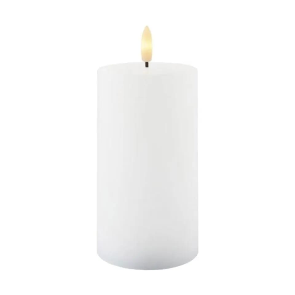 Sirius LED-lys Sille LED Bloklys i Hvid, H15 x Ø7,5 cm, 1